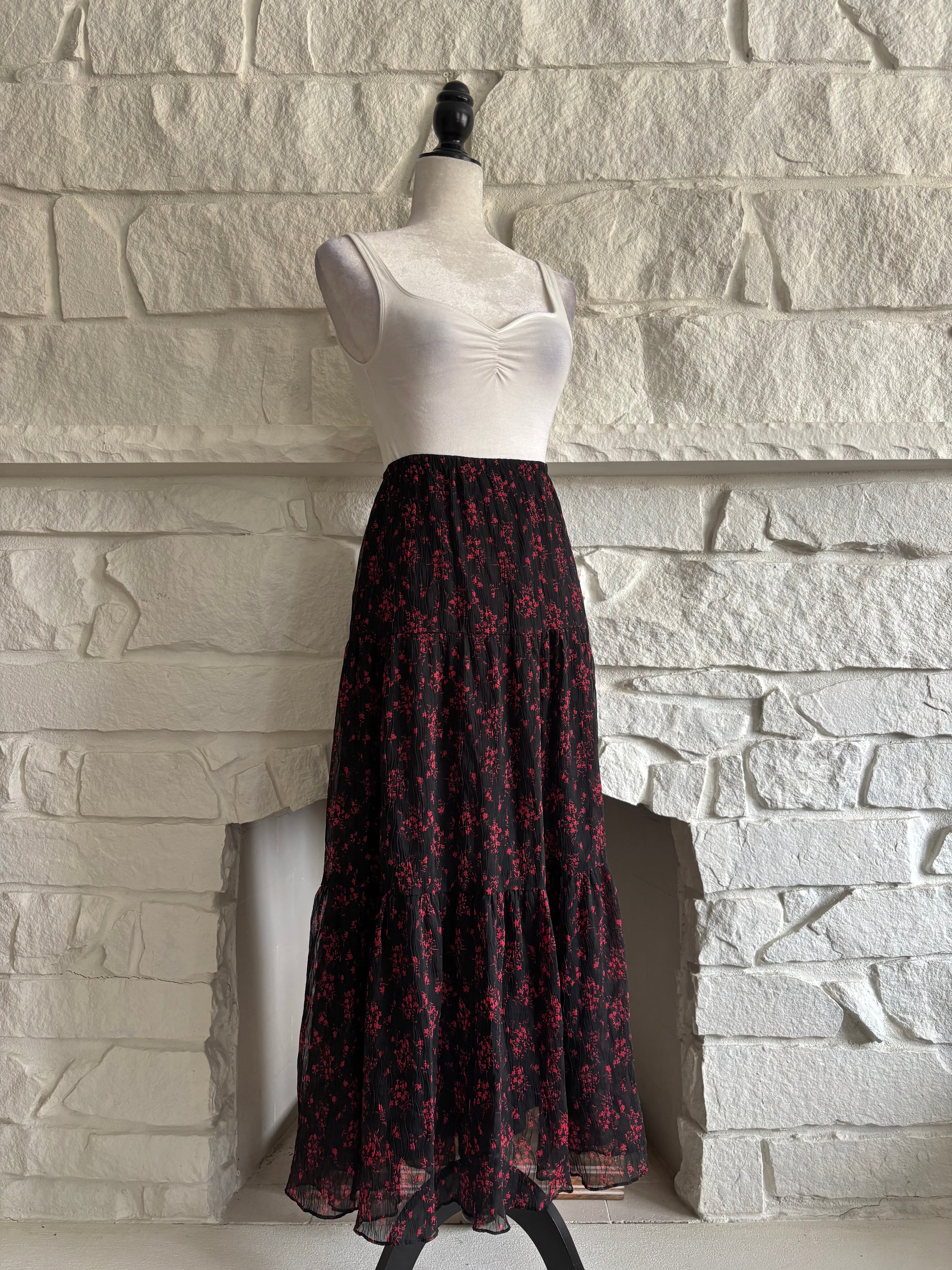 Floral Maxi Skirt