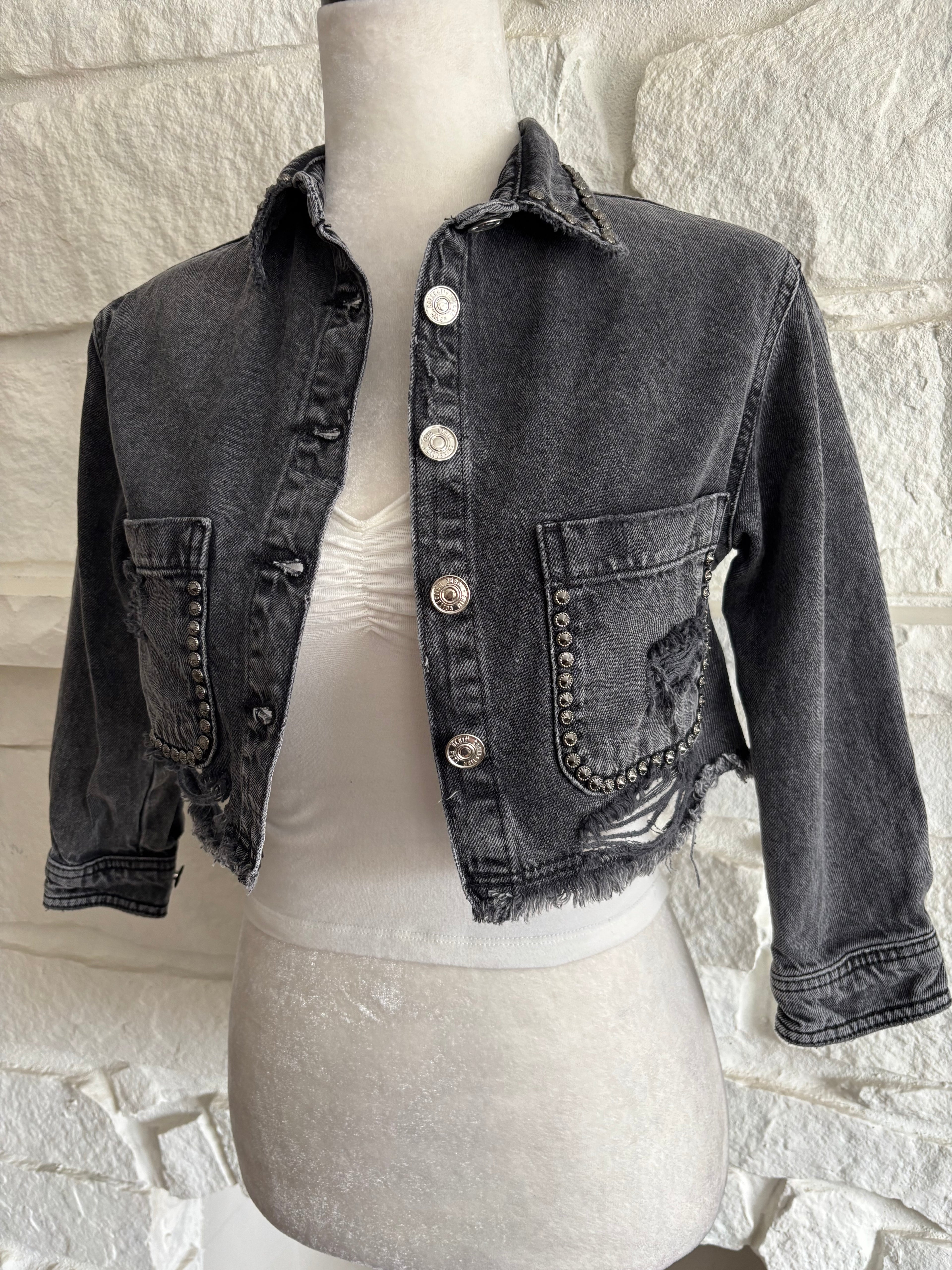 Cropped Denim Jacket