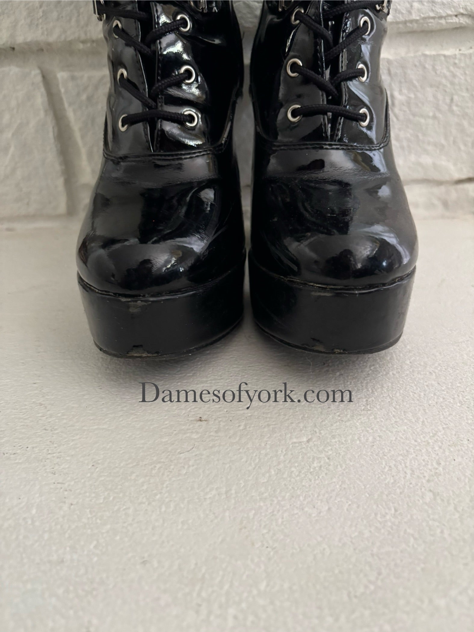Pleaser Electra Lace-Up Boots