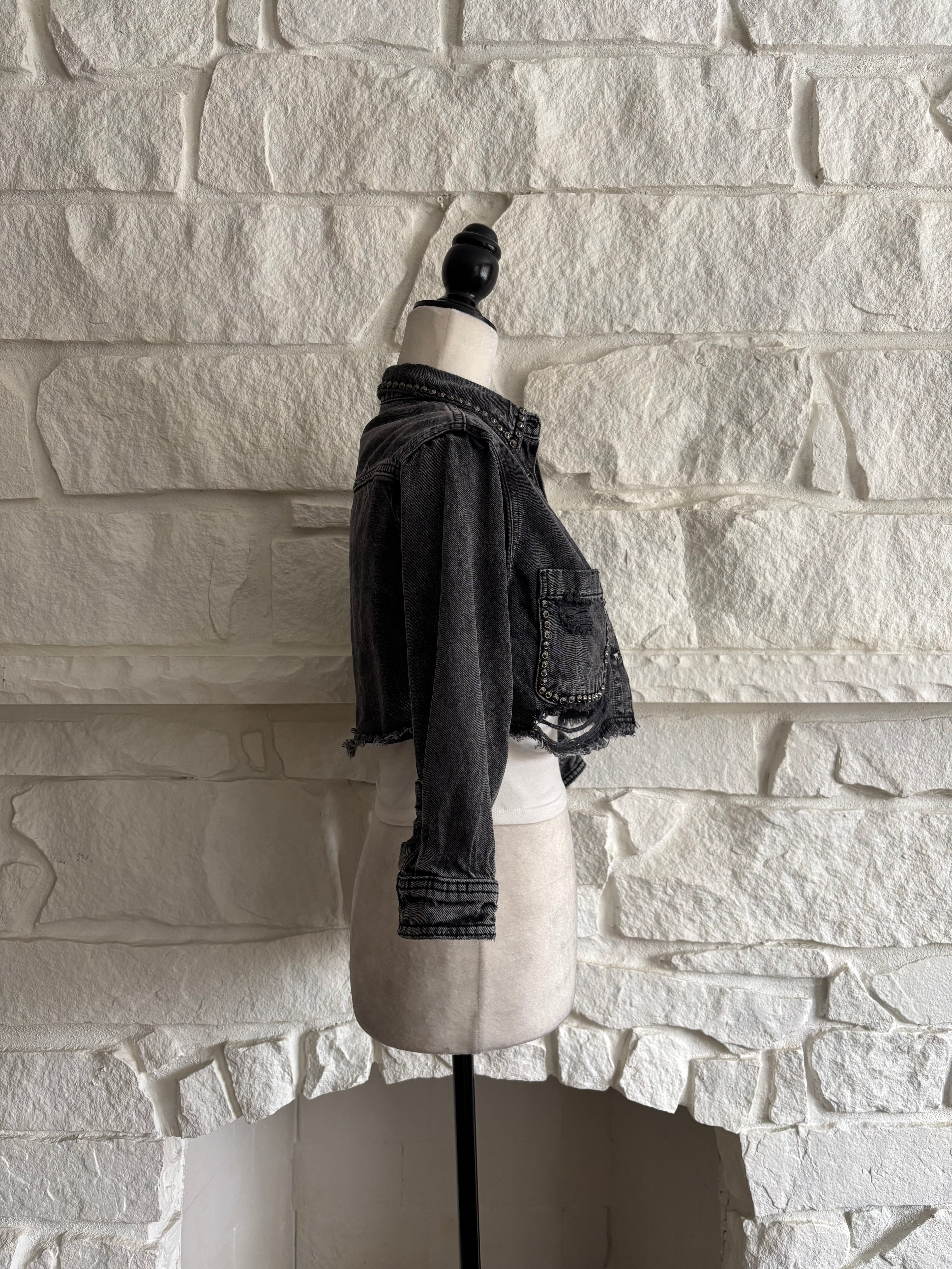 Cropped Denim Jacket