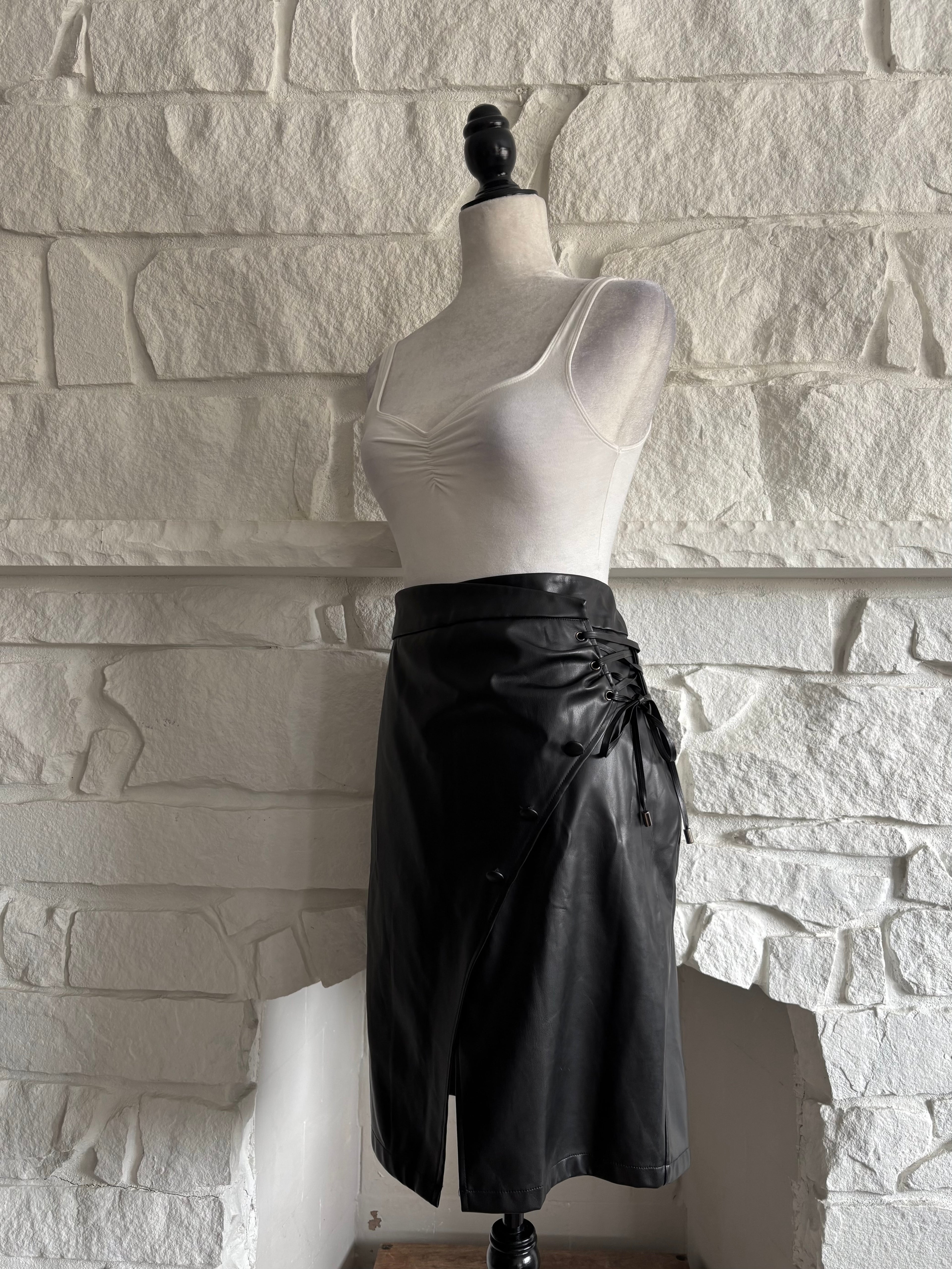 Pleather Skirt