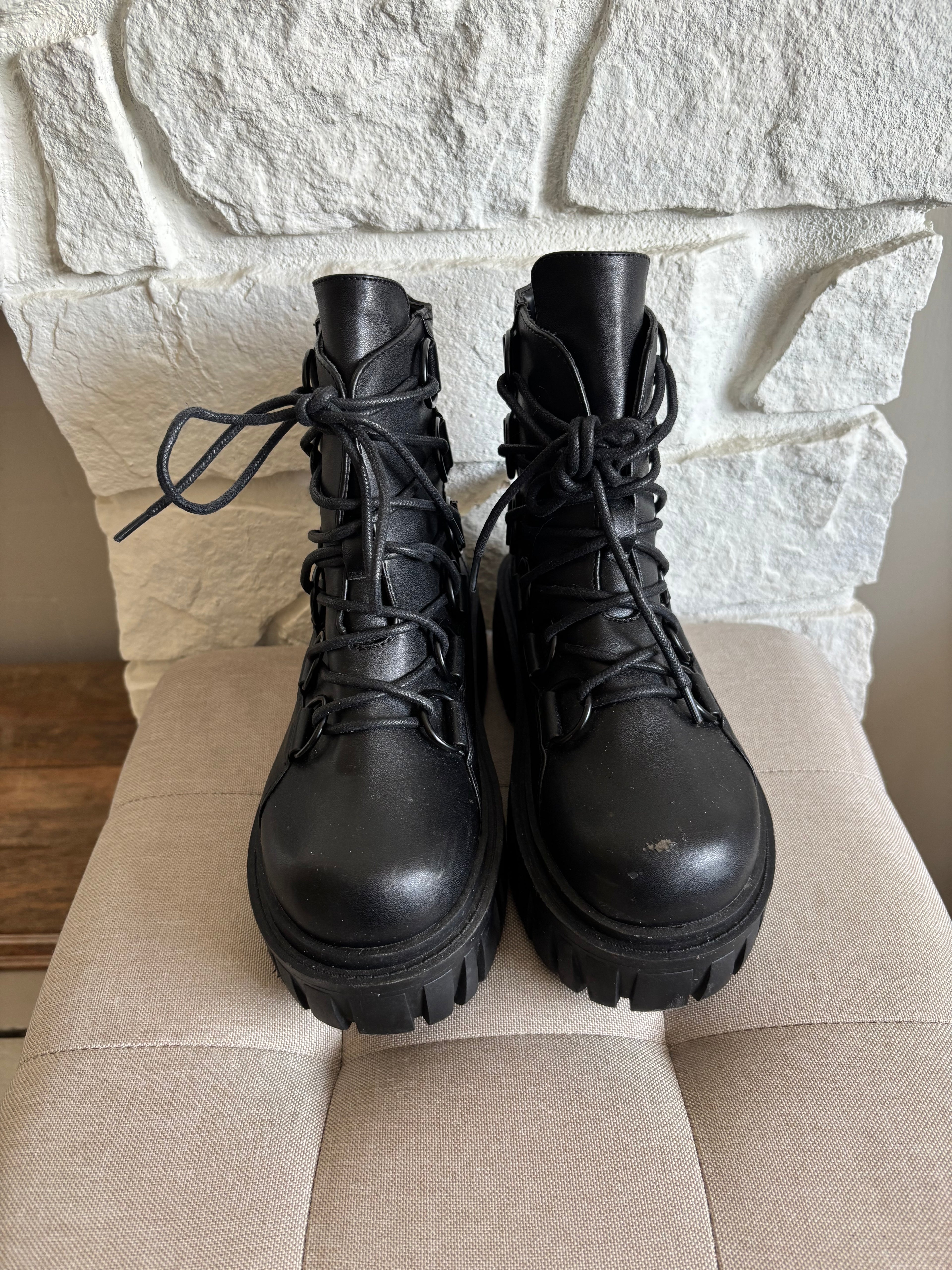 Platform Ankle Boots