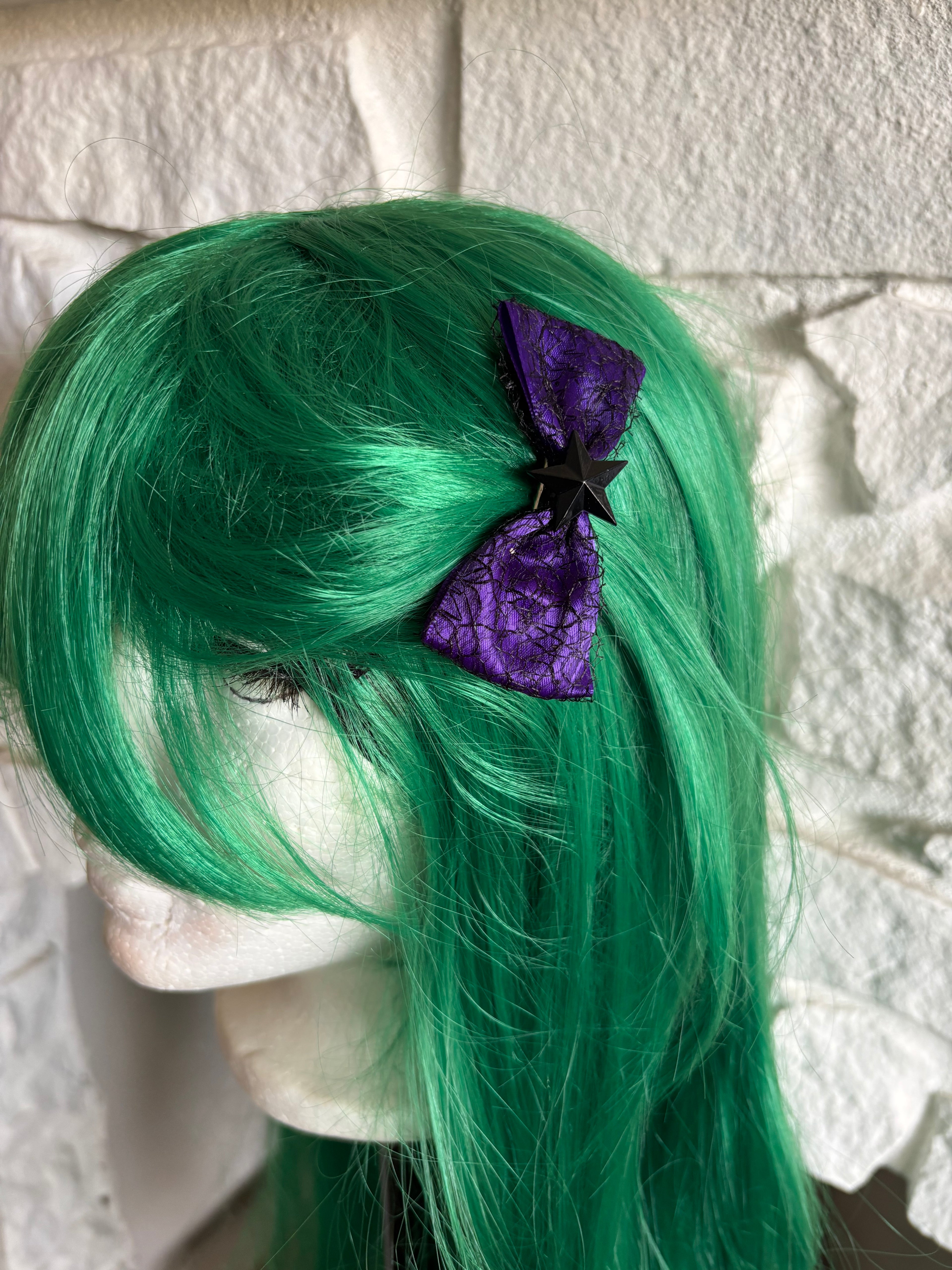 Purple Hair Bows
