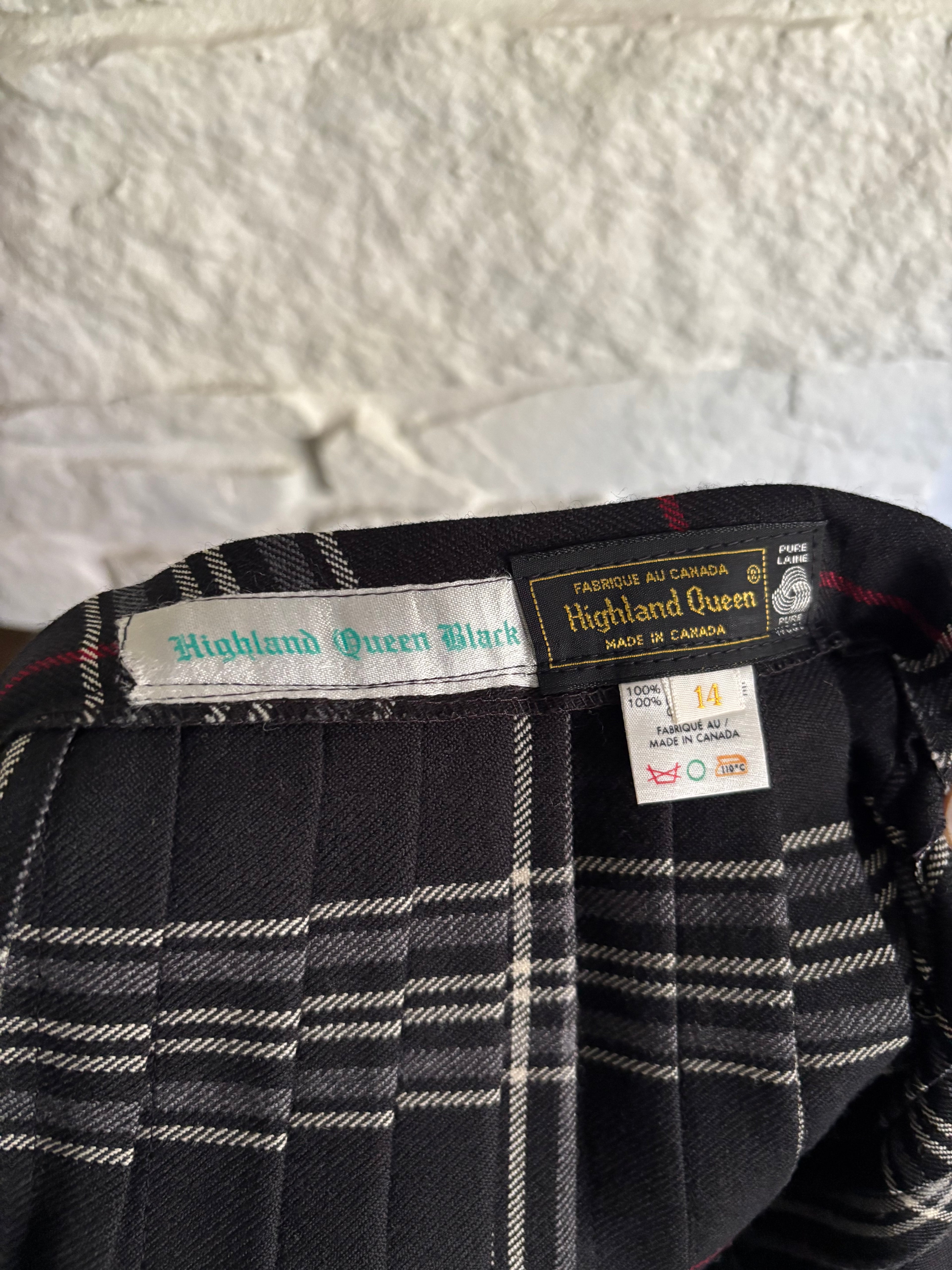 Fireside Plaid Wrap Skirt