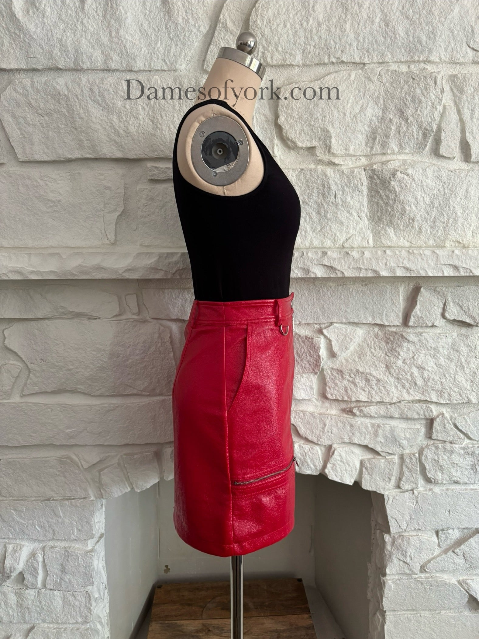 Red Mini Skirt