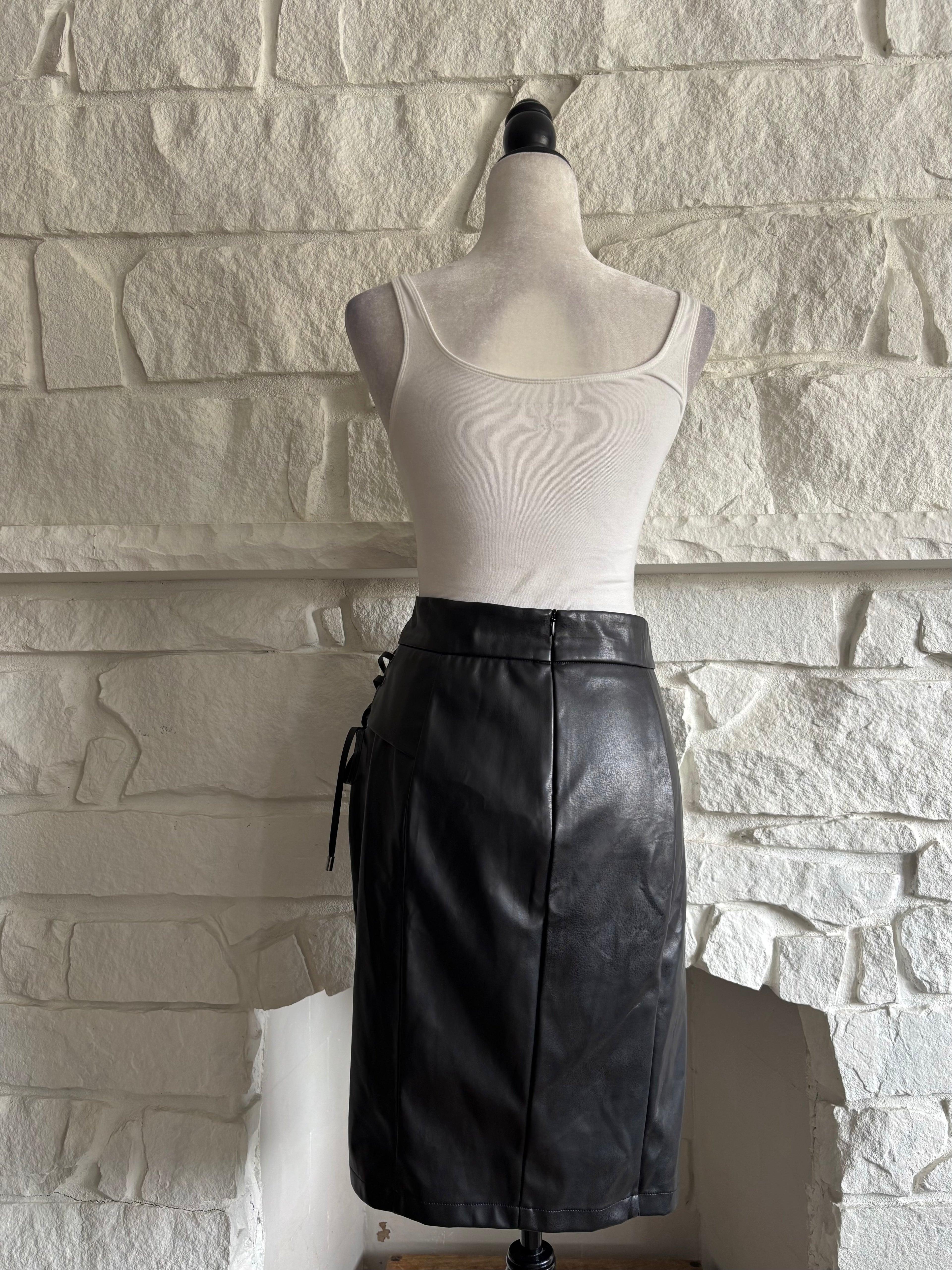 Pleather Skirt