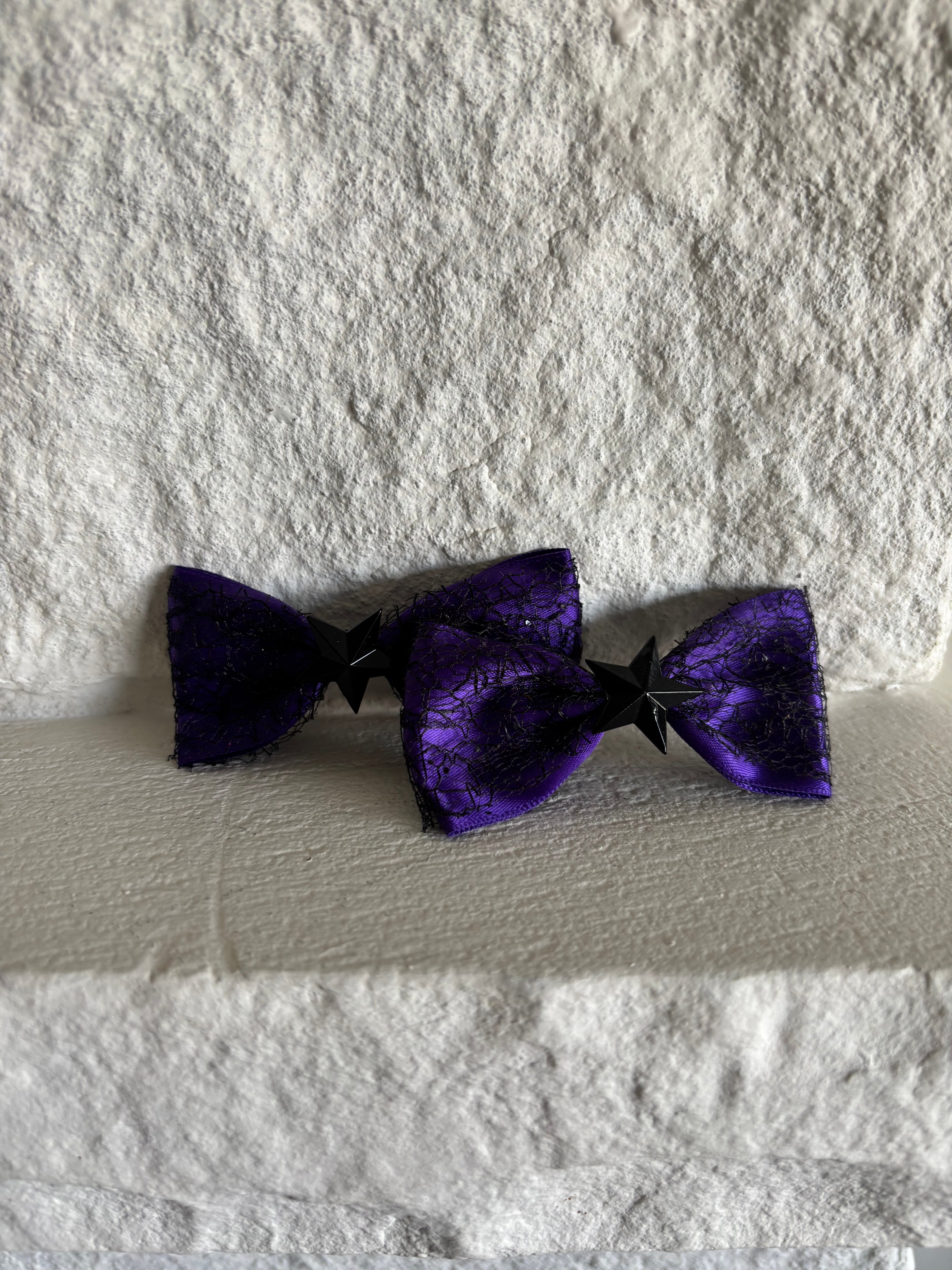 Purple Hair Bows