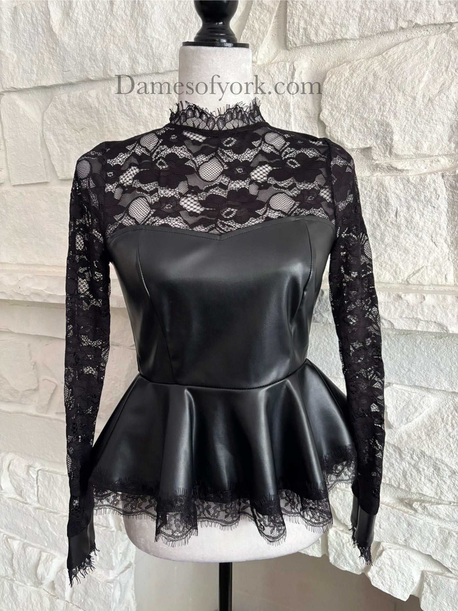 Peplum Hex Top