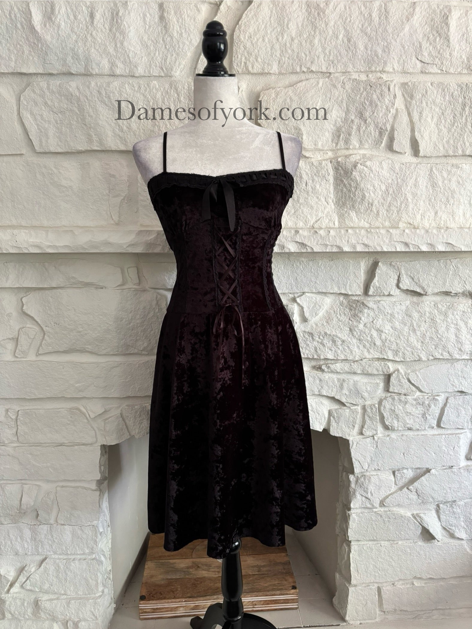 Corset Velvet Dress