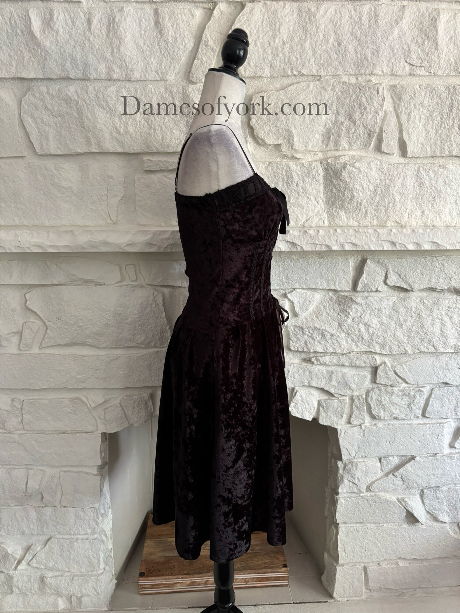 Corset Velvet Dress