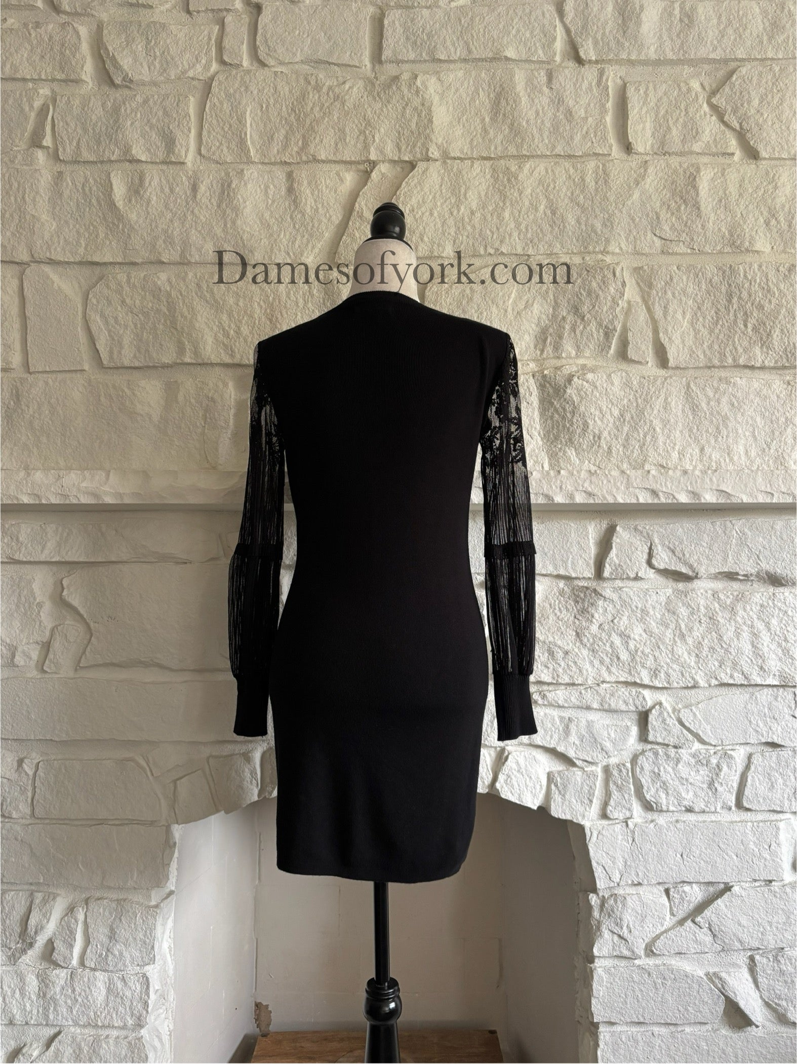 Black Ledger Dress