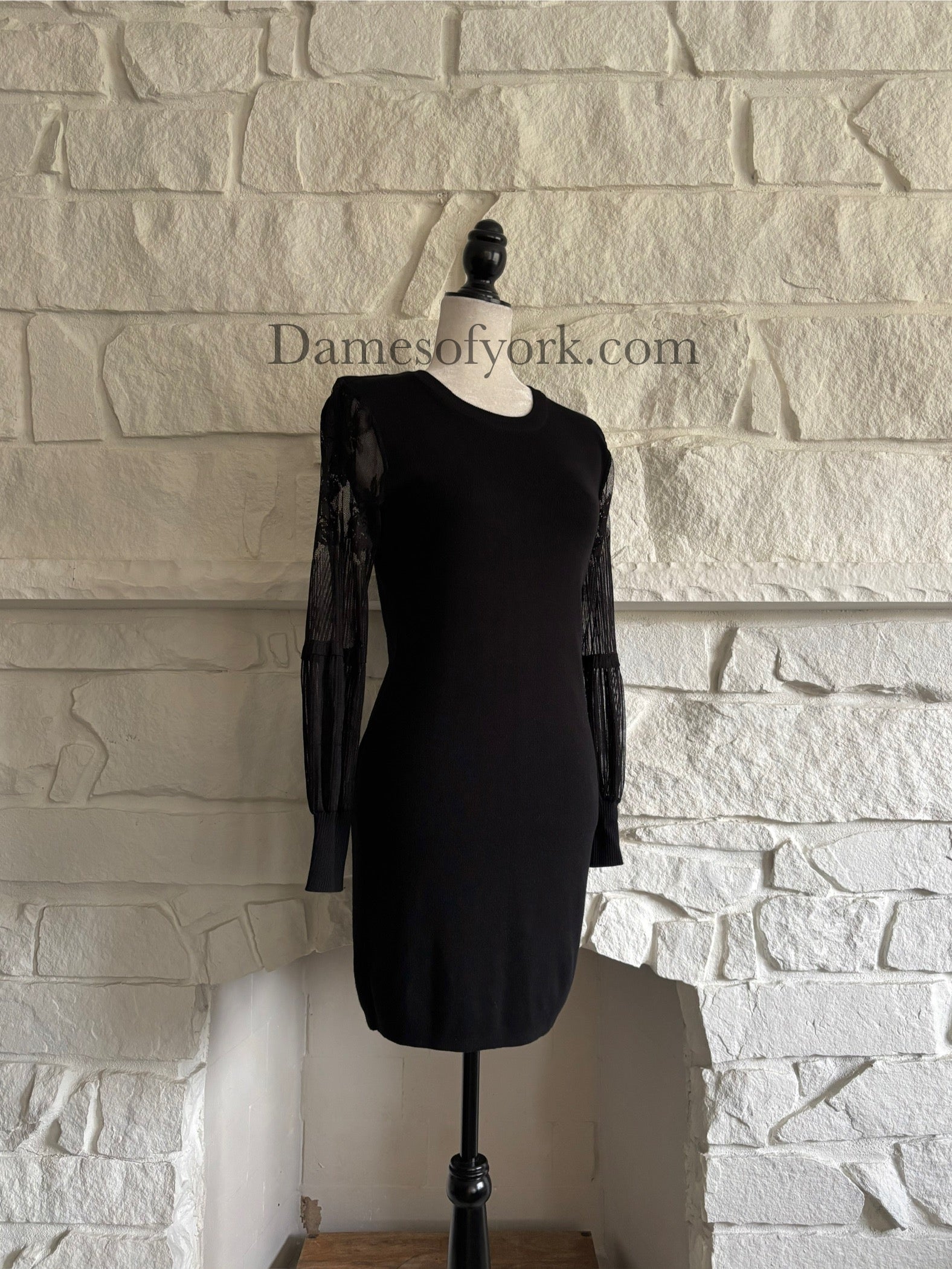 Black Ledger Dress