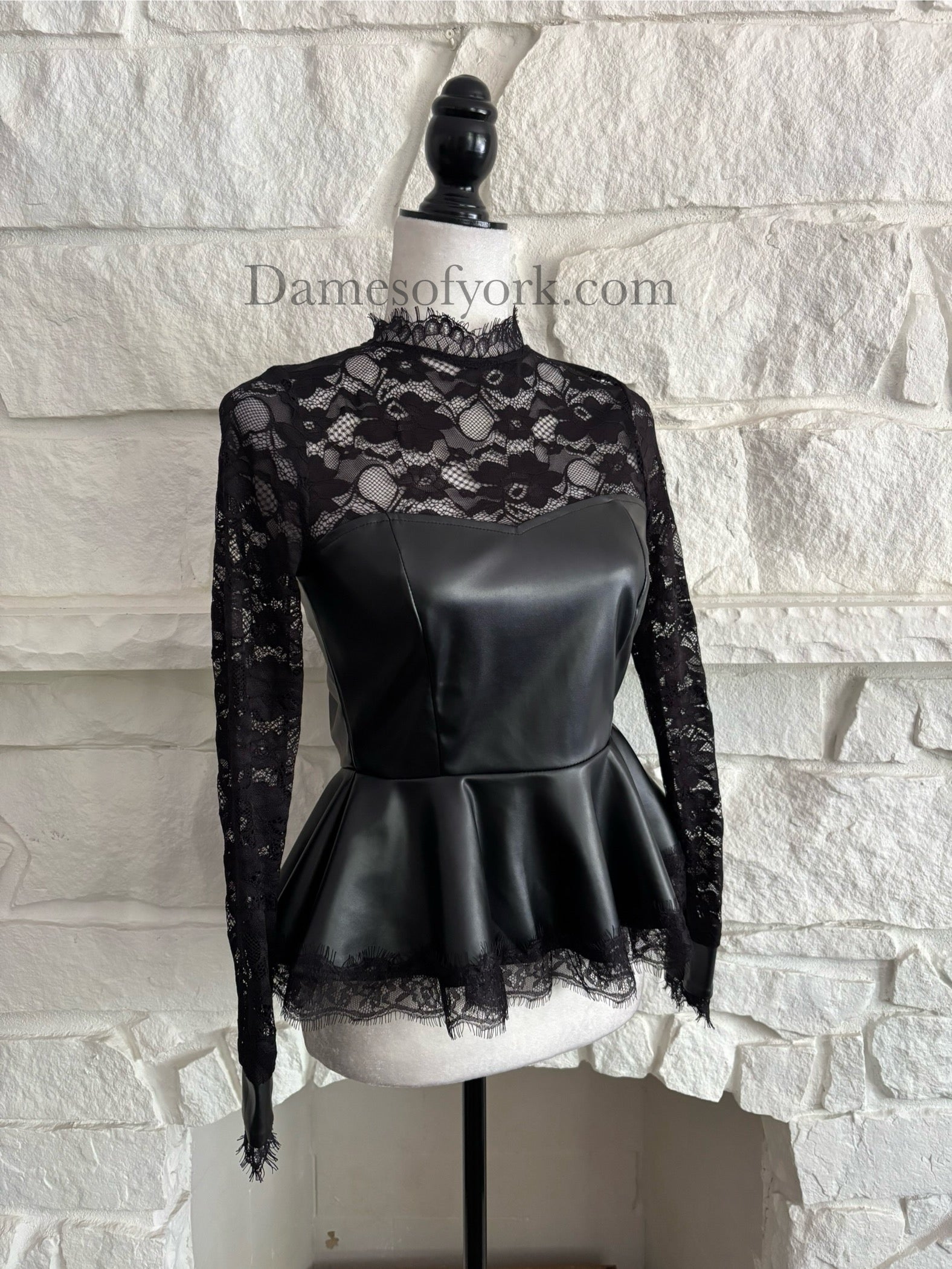 Peplum Hex Top