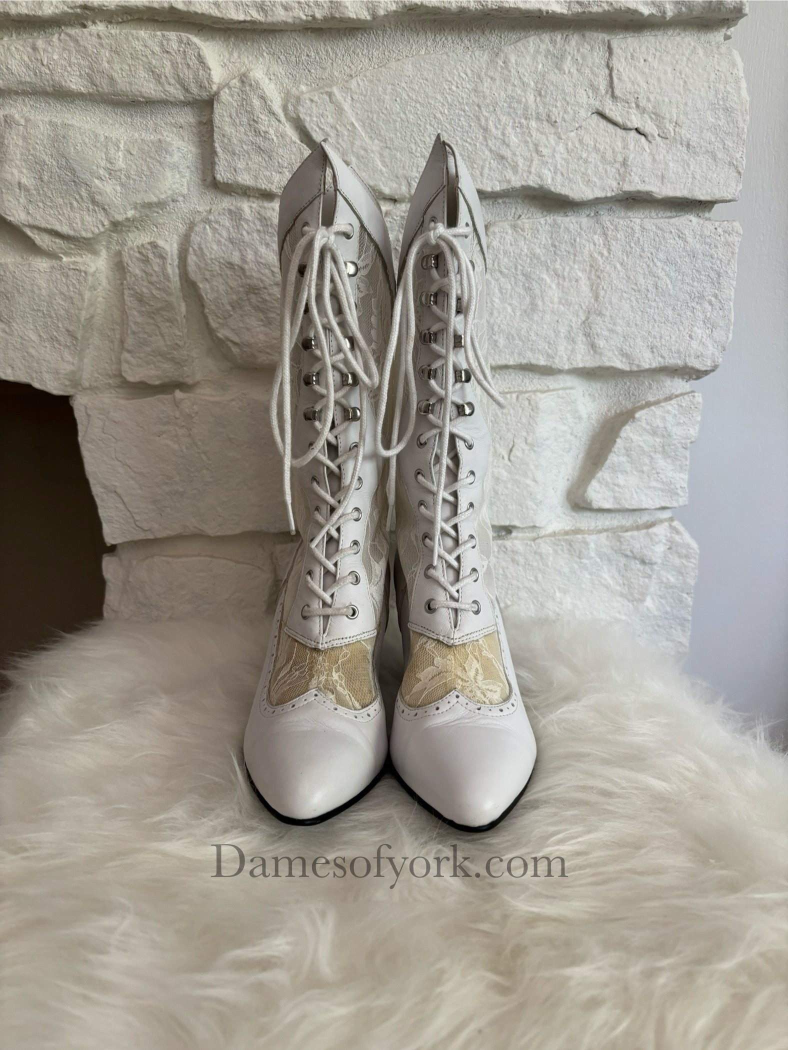 Gilded Grace Victorian Boots