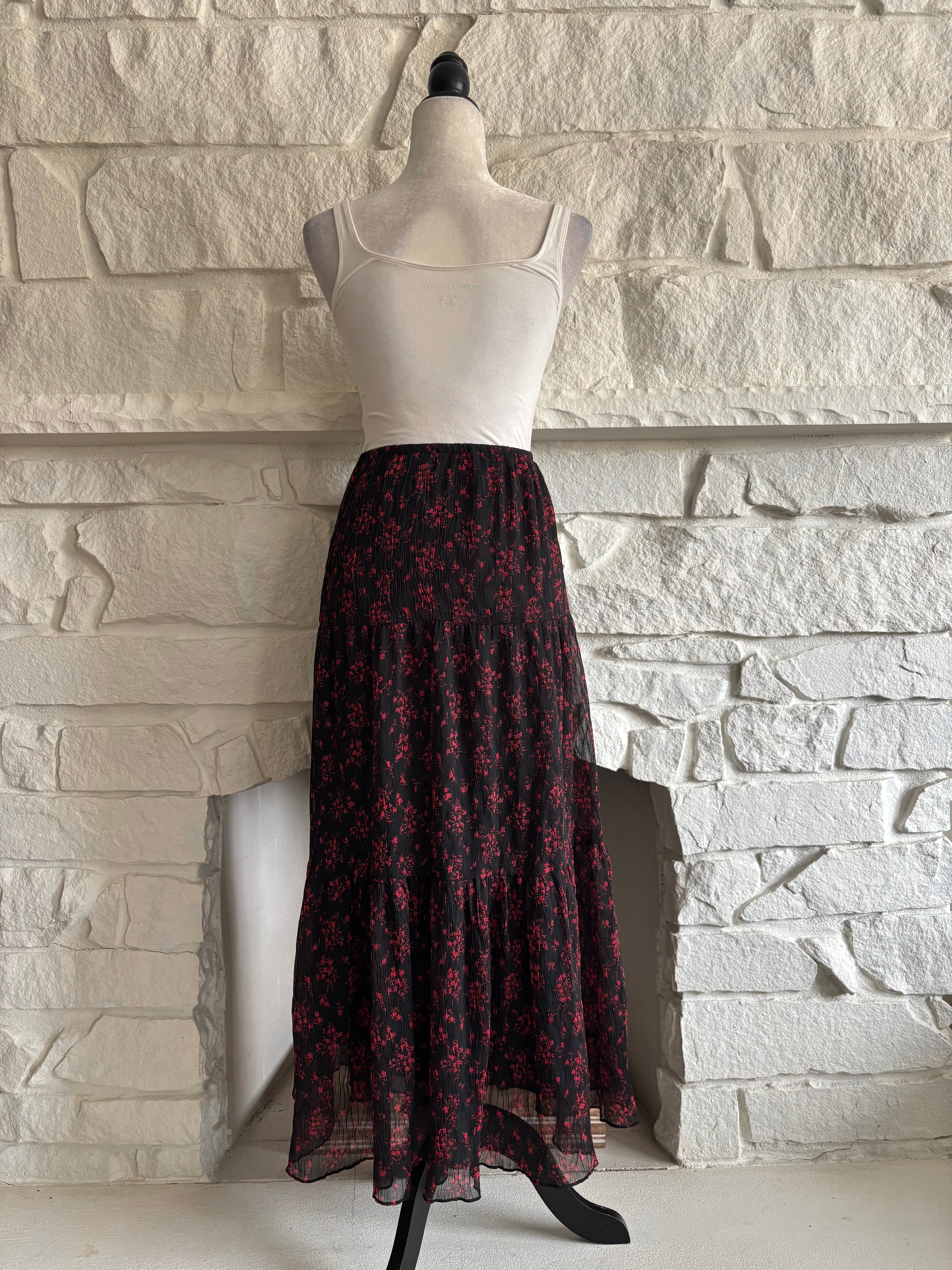 Floral Maxi Skirt