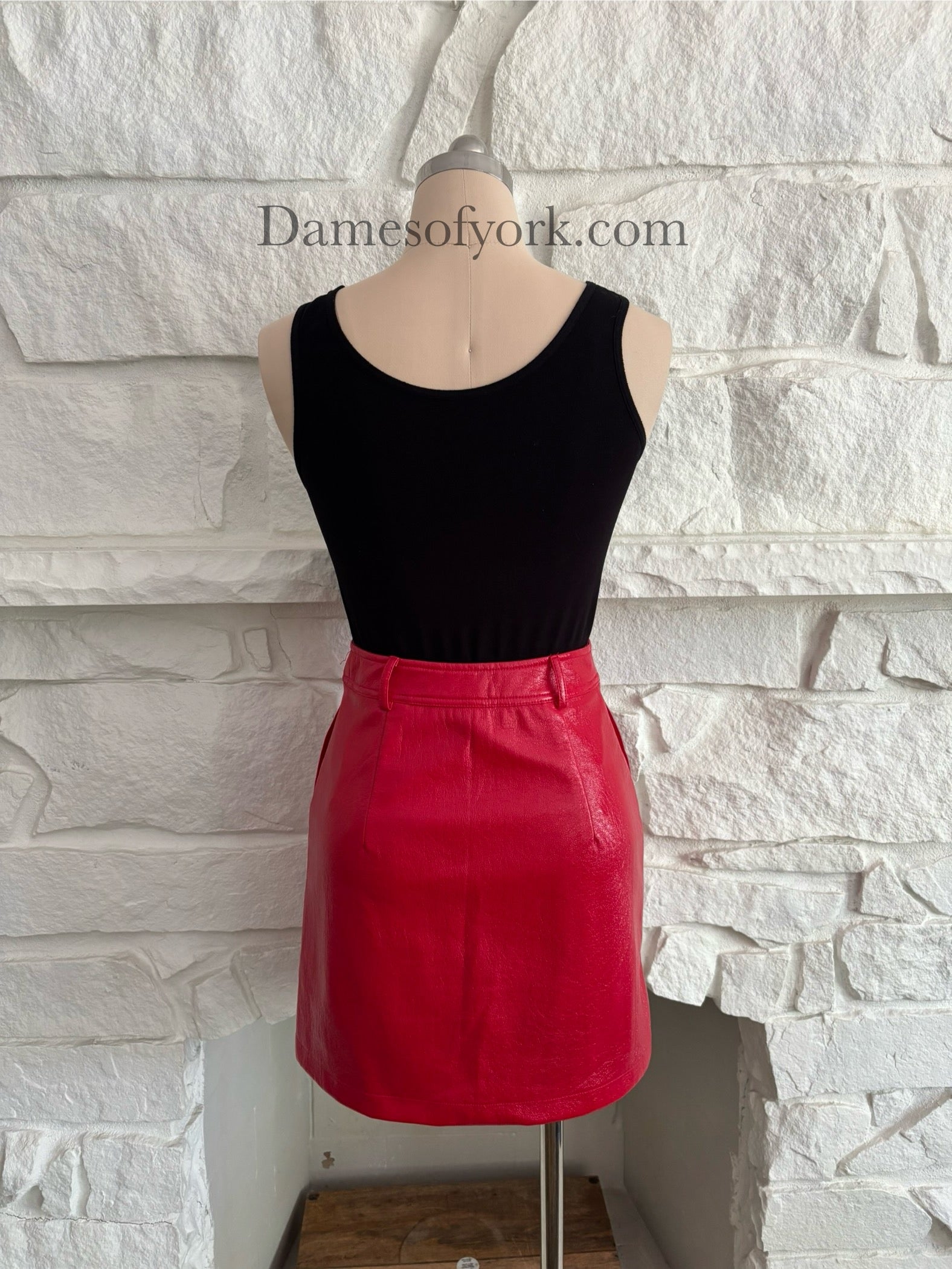 Red Mini Skirt