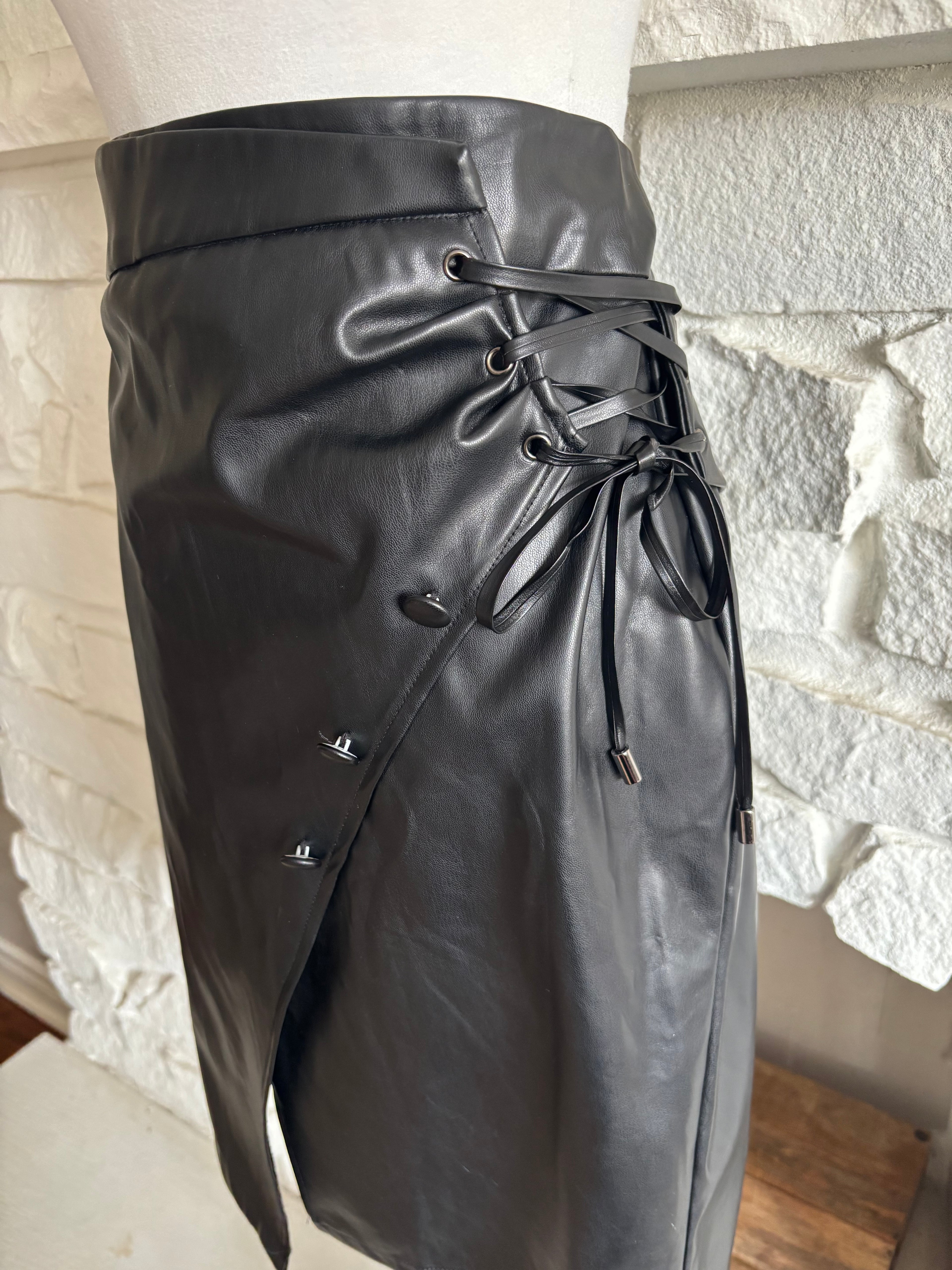 Pleather Skirt