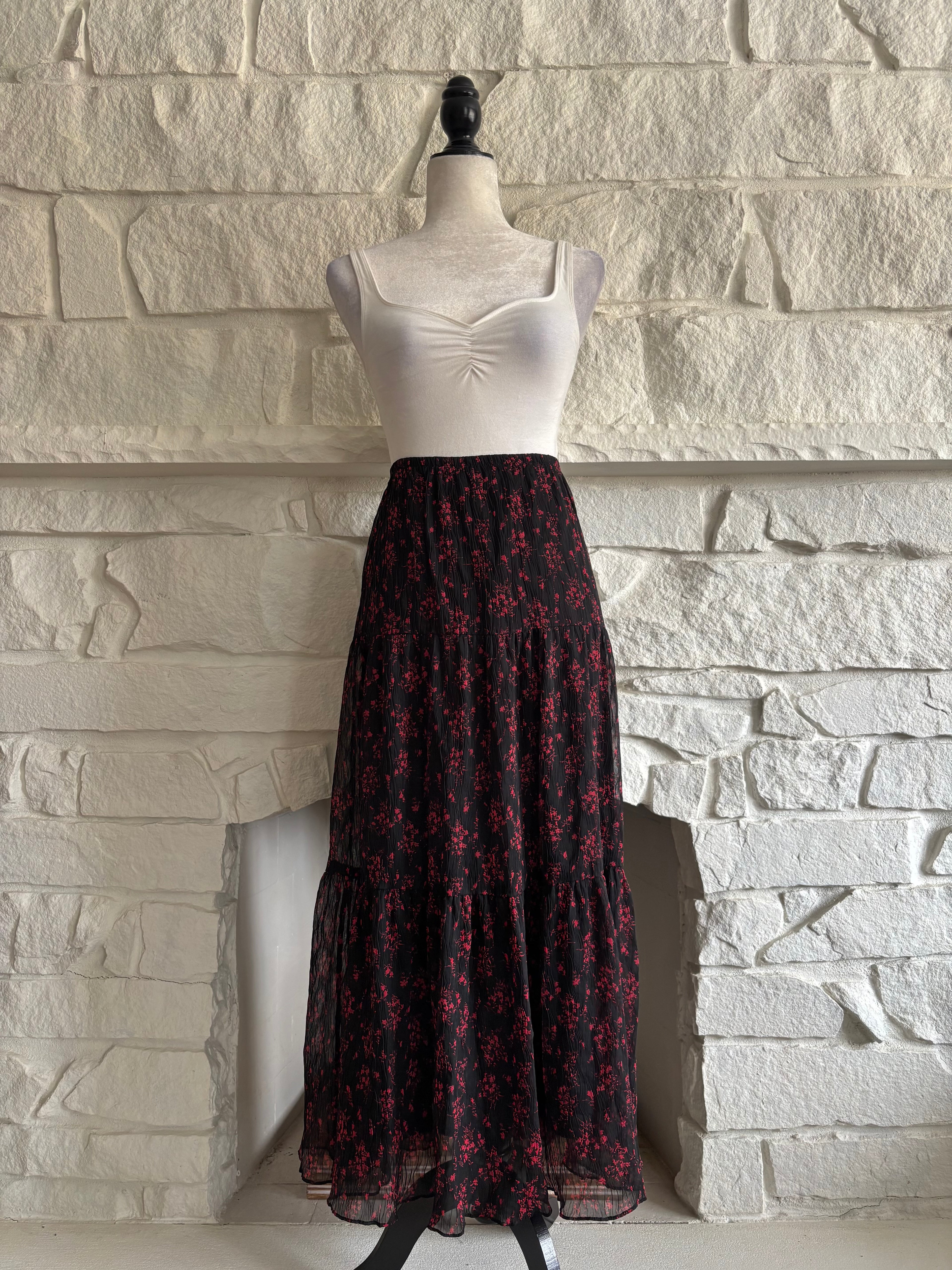 Floral Maxi Skirt