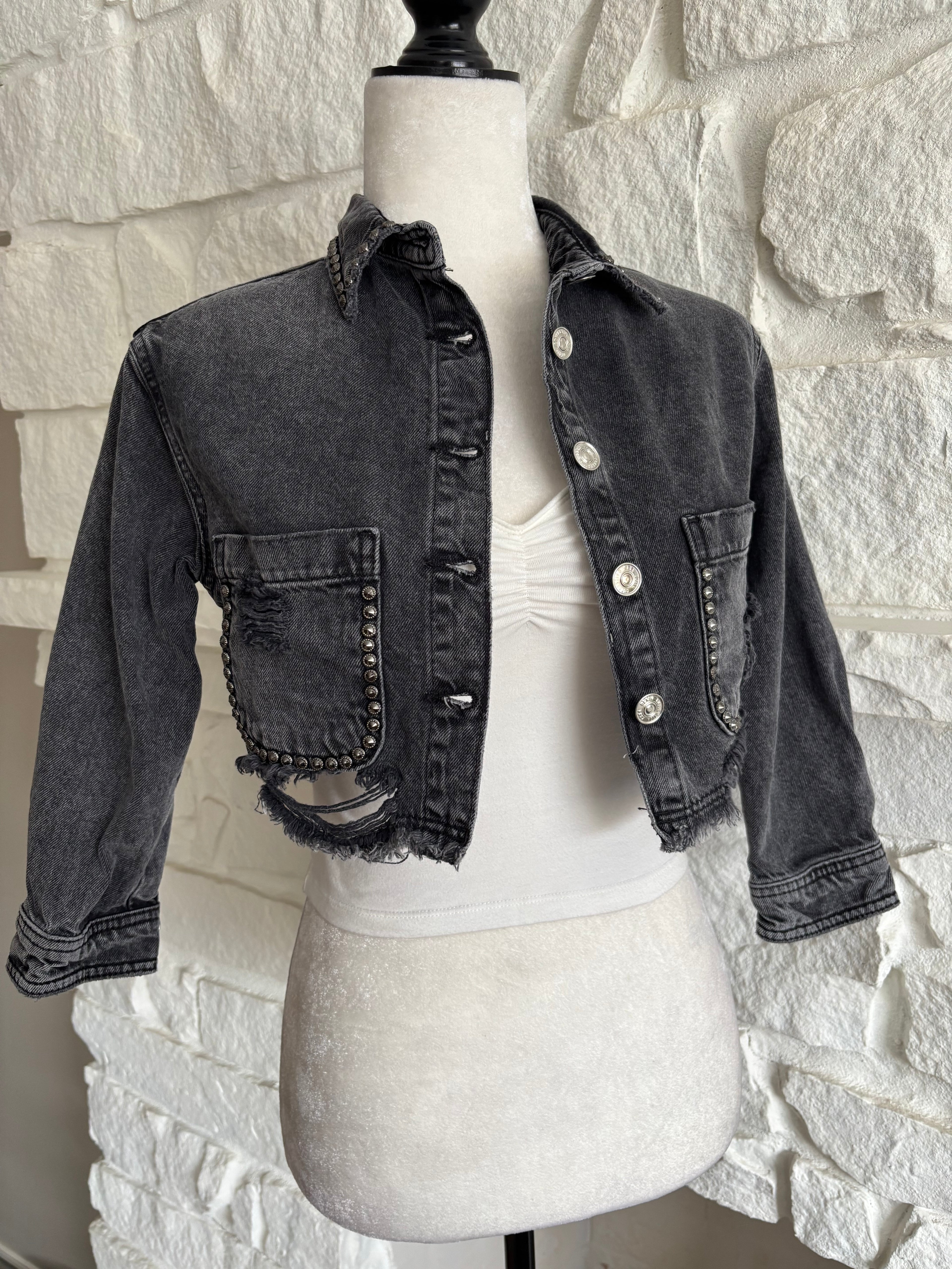Cropped Denim Jacket