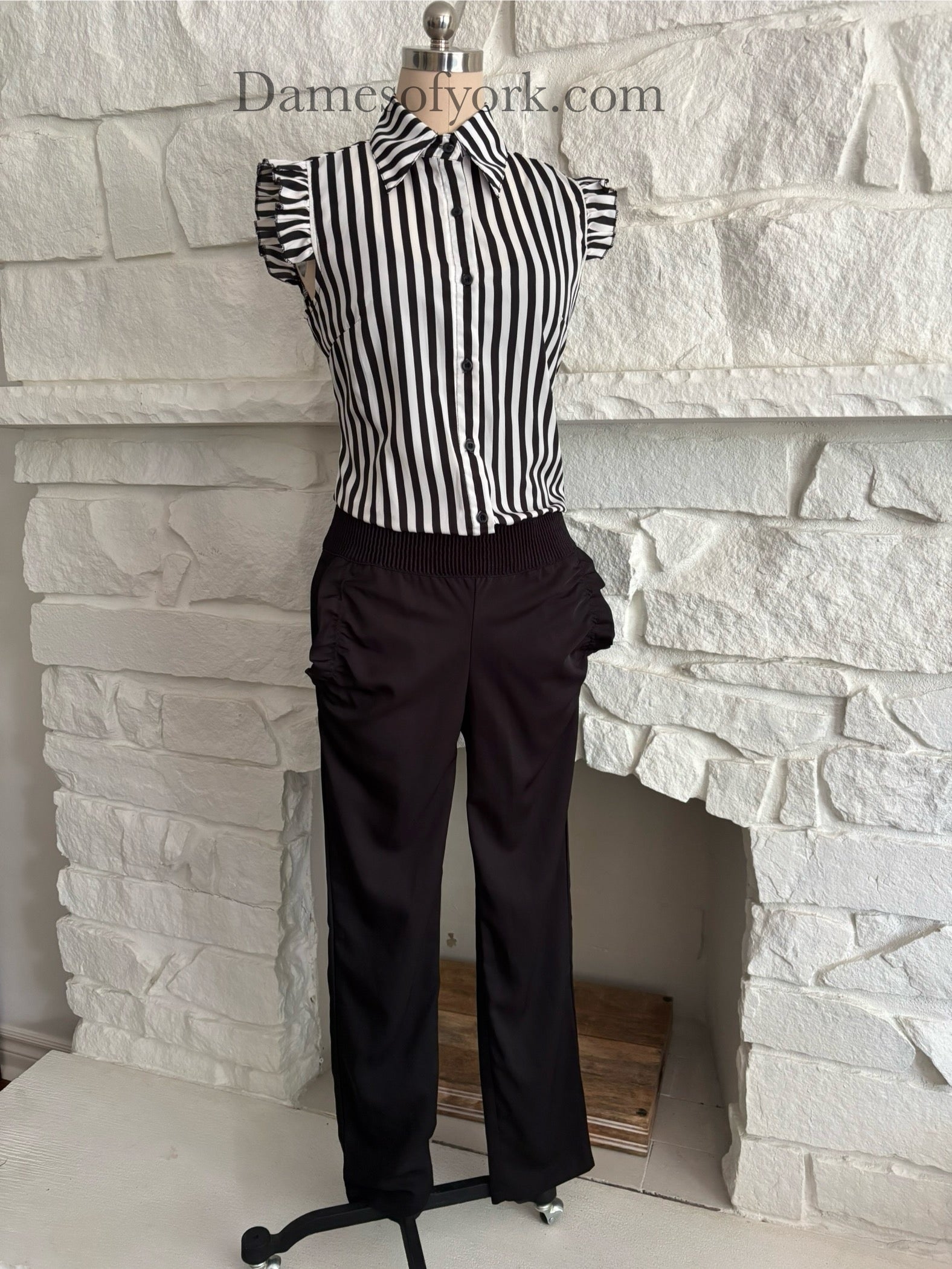 Pinstripe Jumpsuit