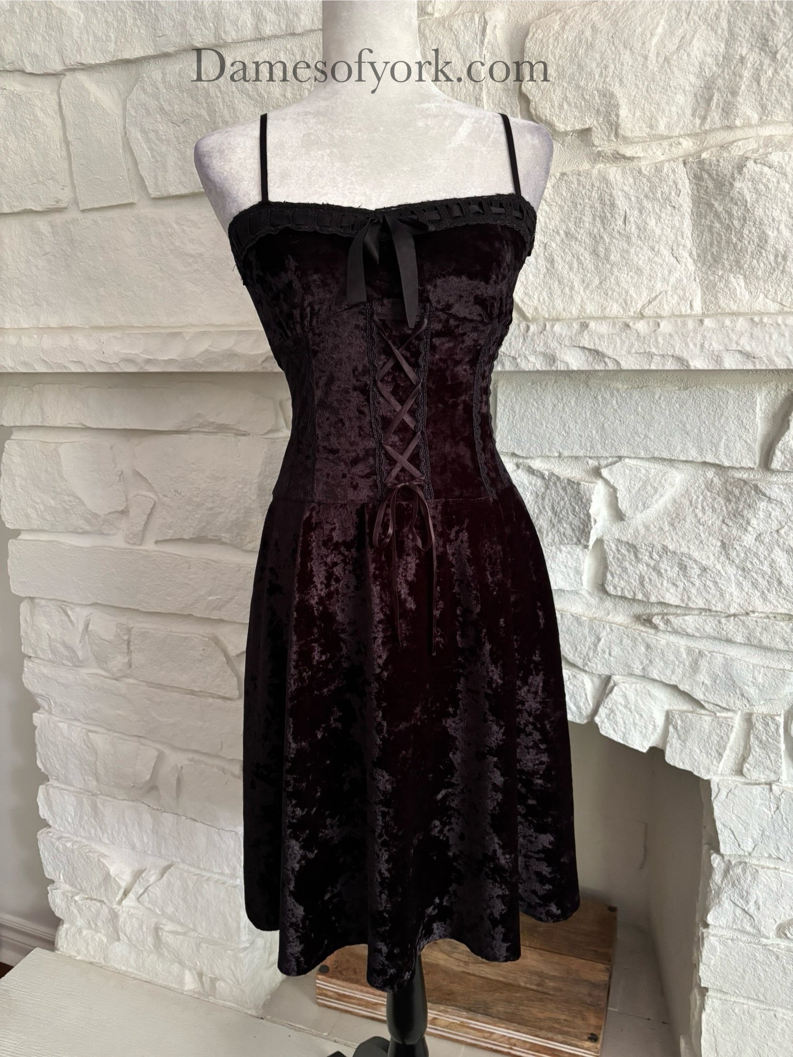 Corset Velvet Dress