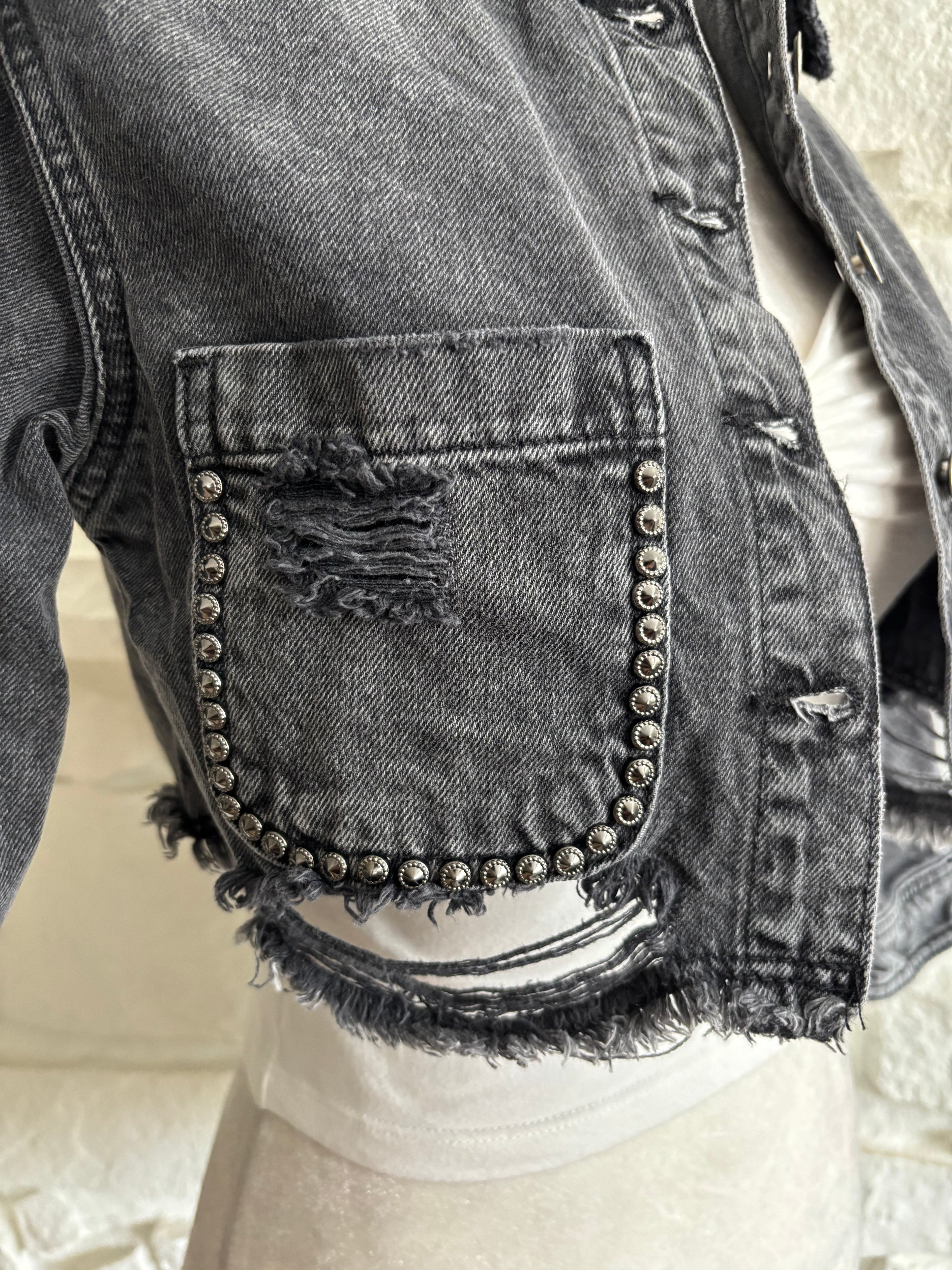 Cropped Denim Jacket
