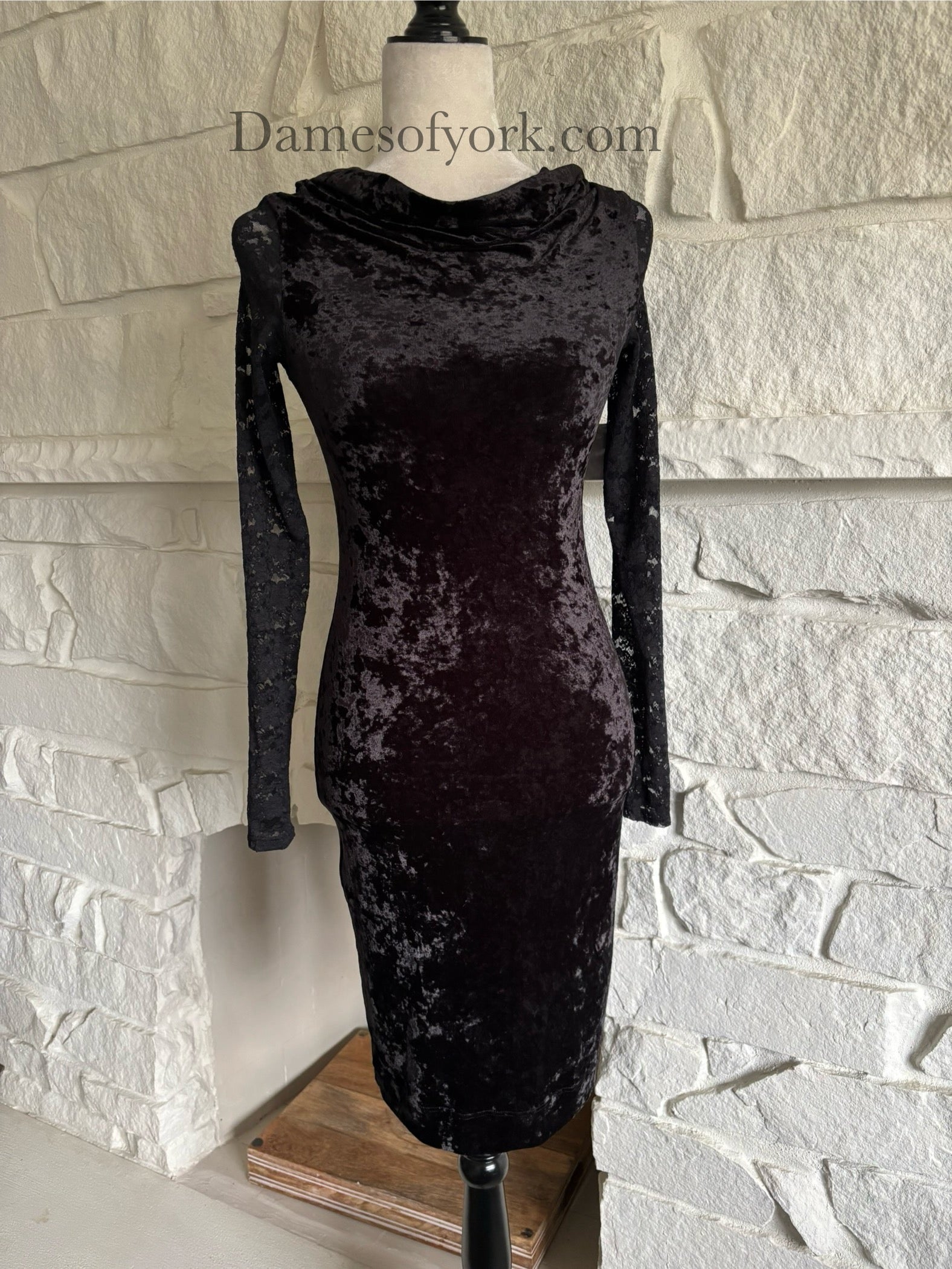 Velvet Elegy Dress