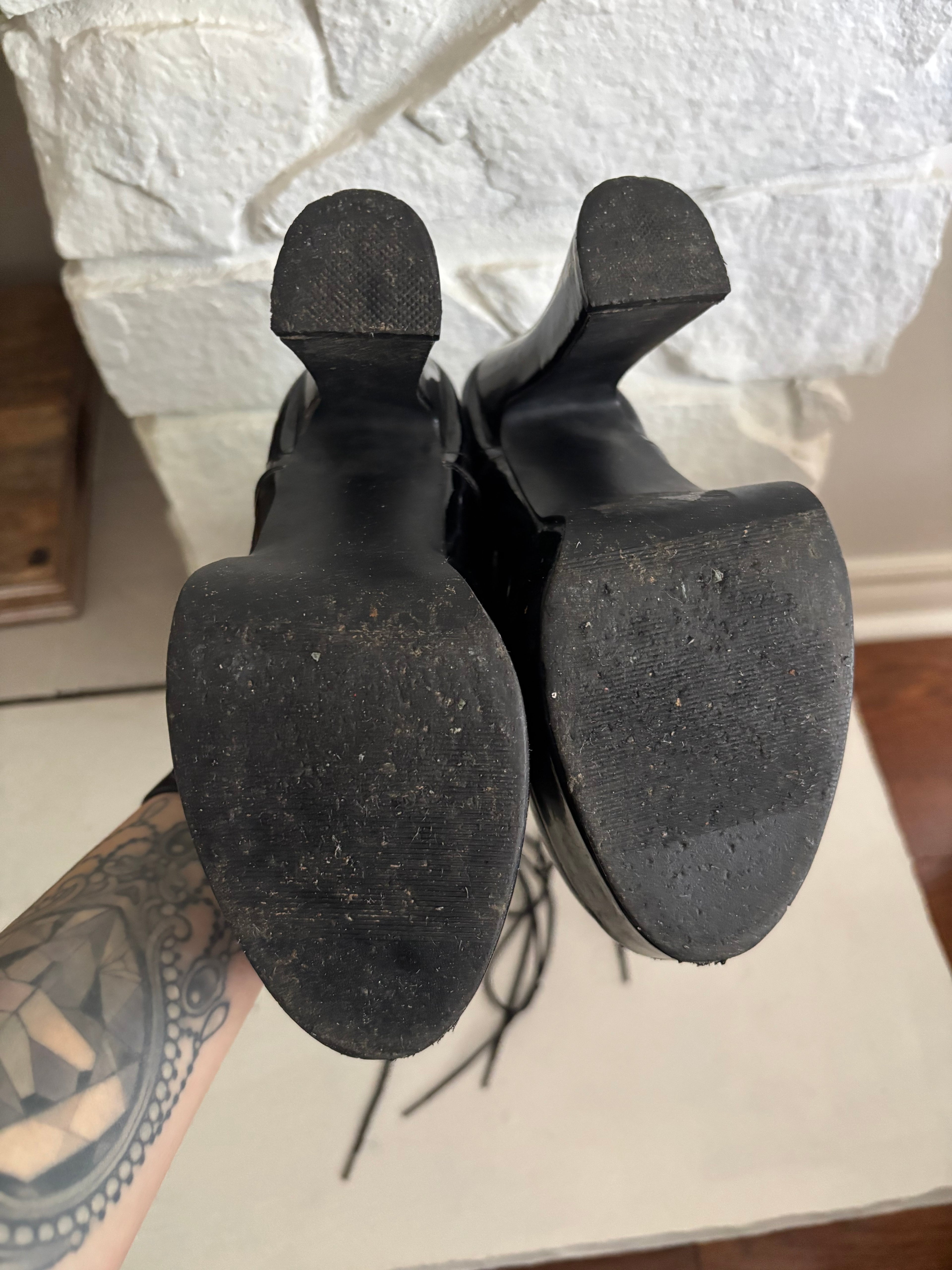 Pleaser Electra Lace-Up Boots