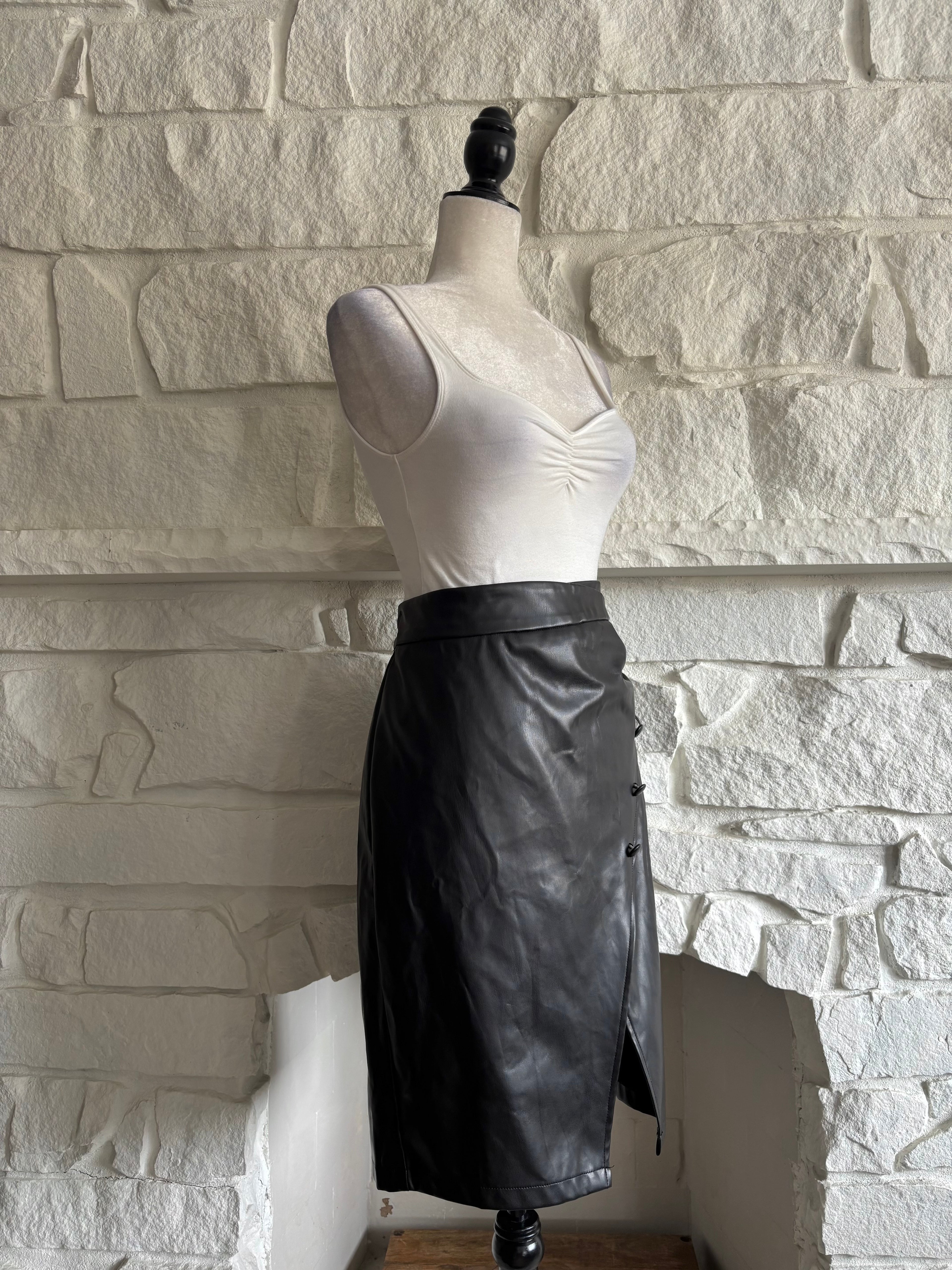 Pleather Skirt