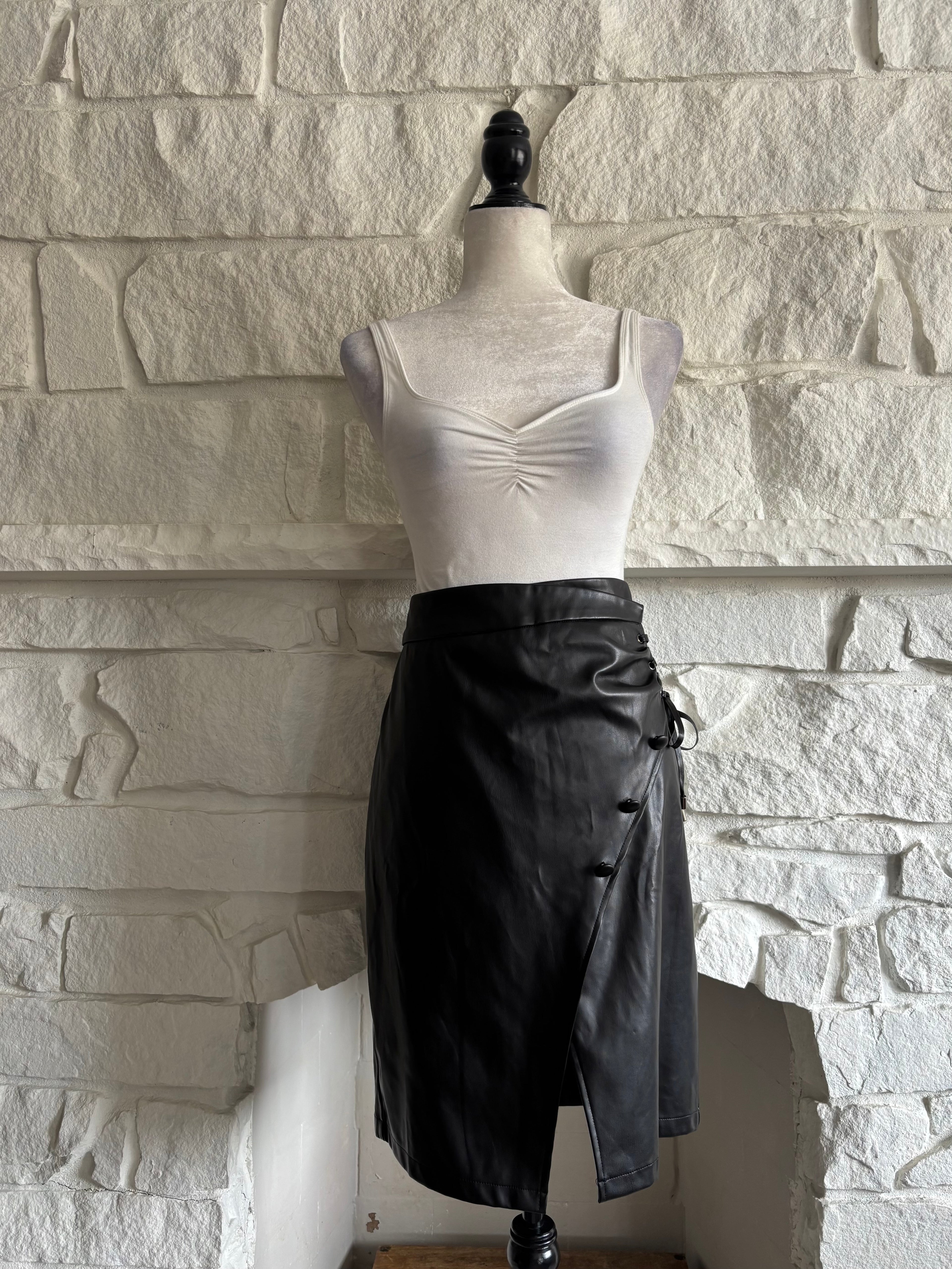 Pleather Skirt