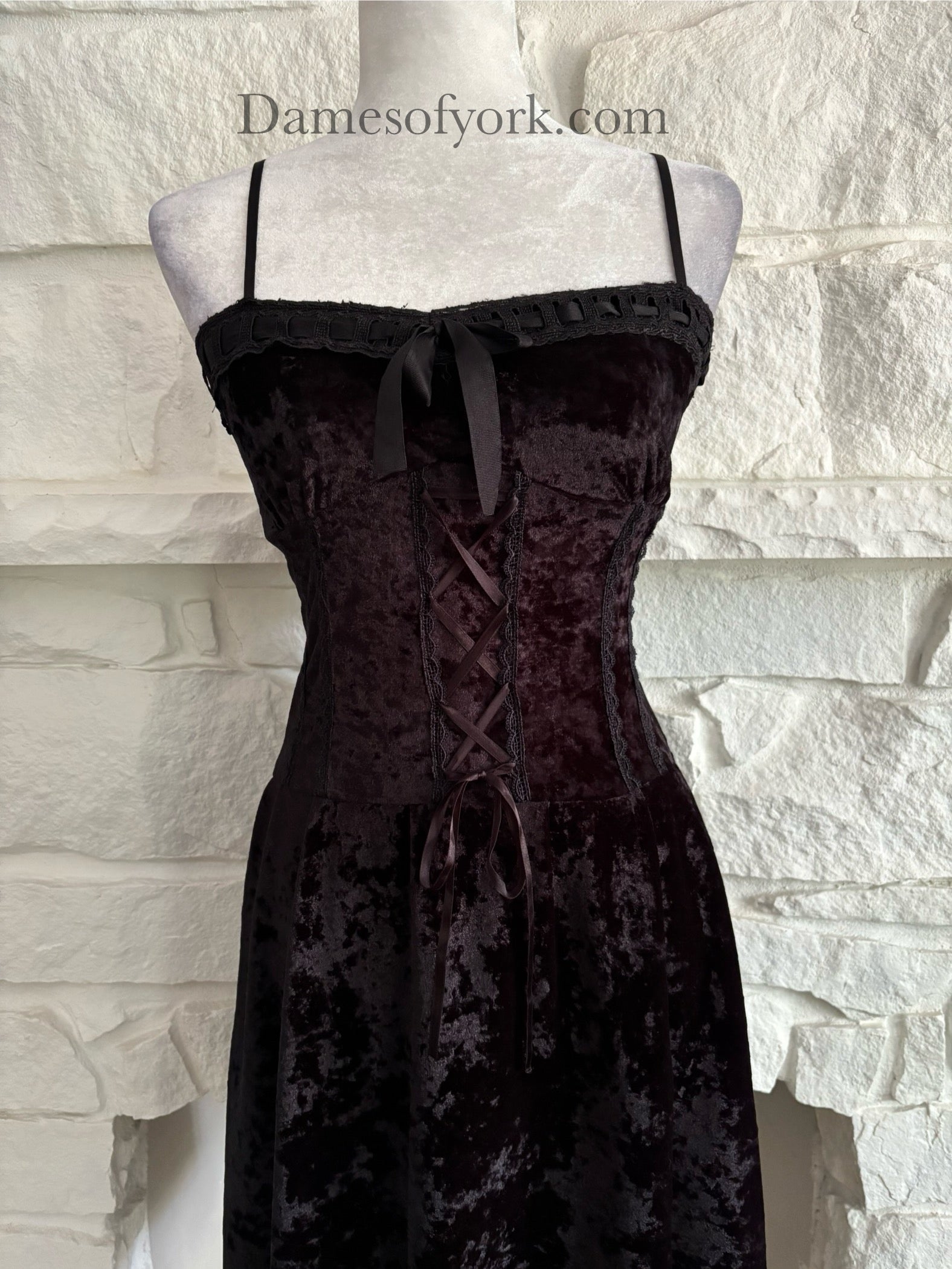 Corset Velvet Dress
