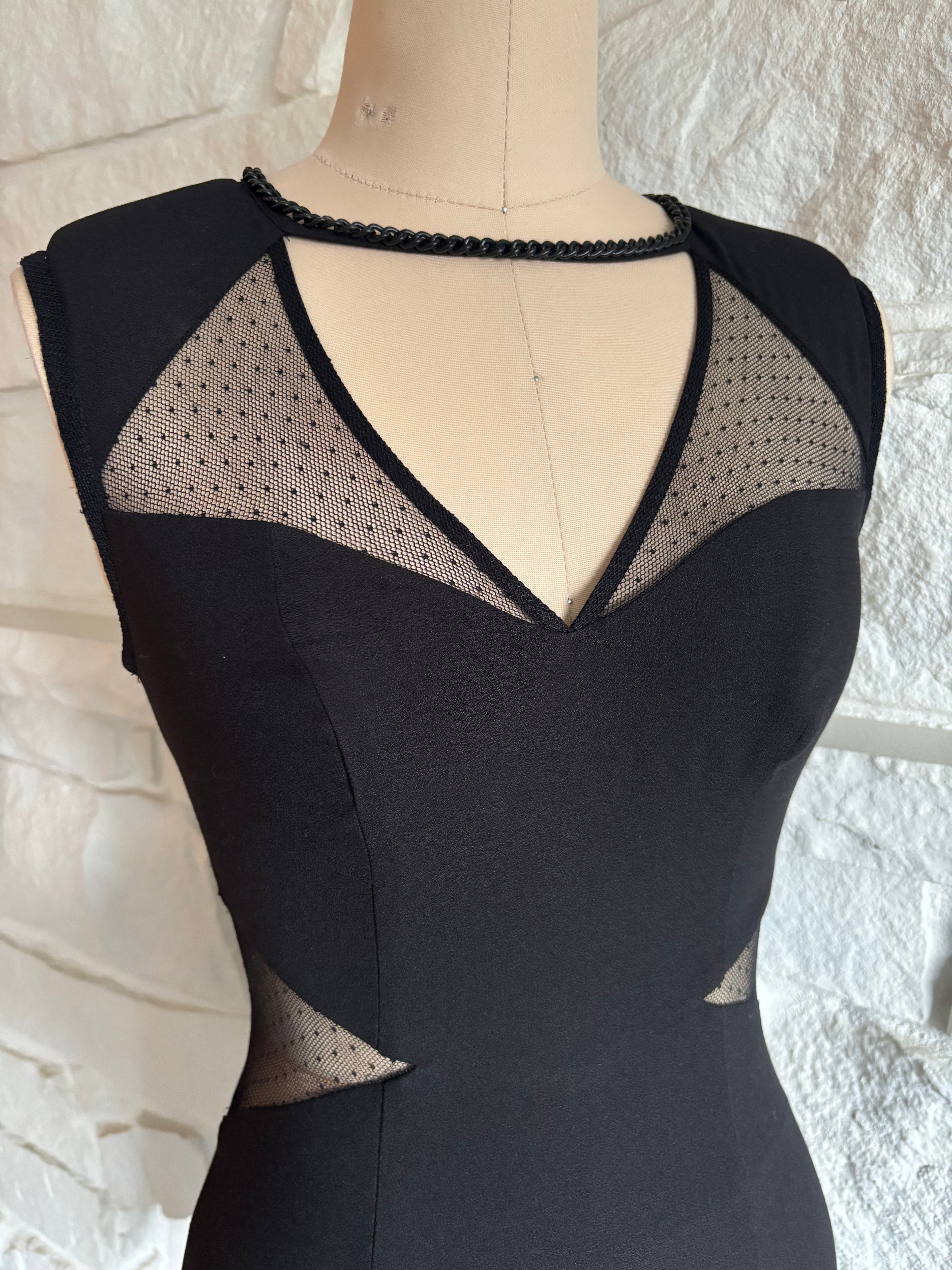 Chain Veil Siren Dress