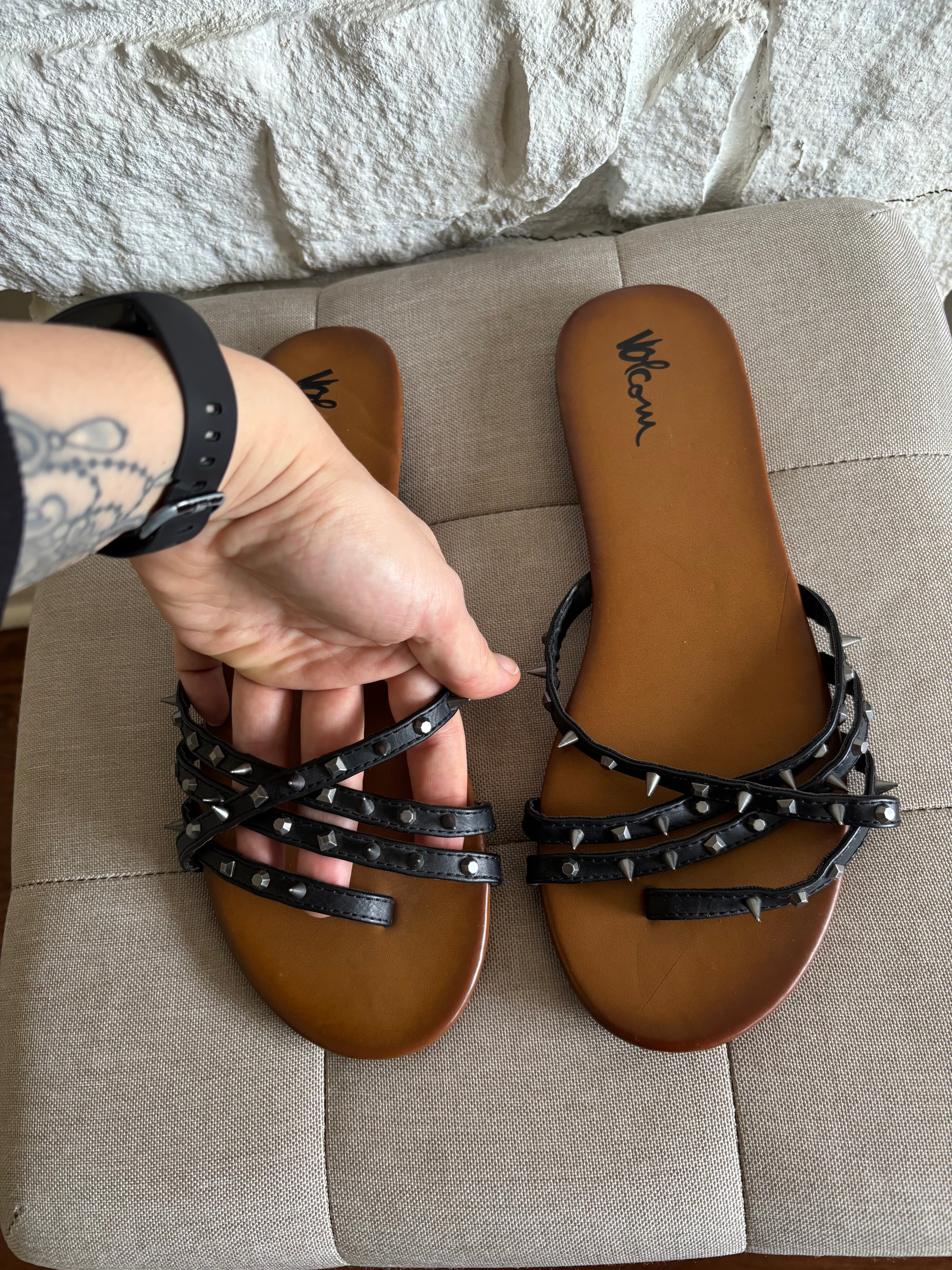 Spiked Sandals