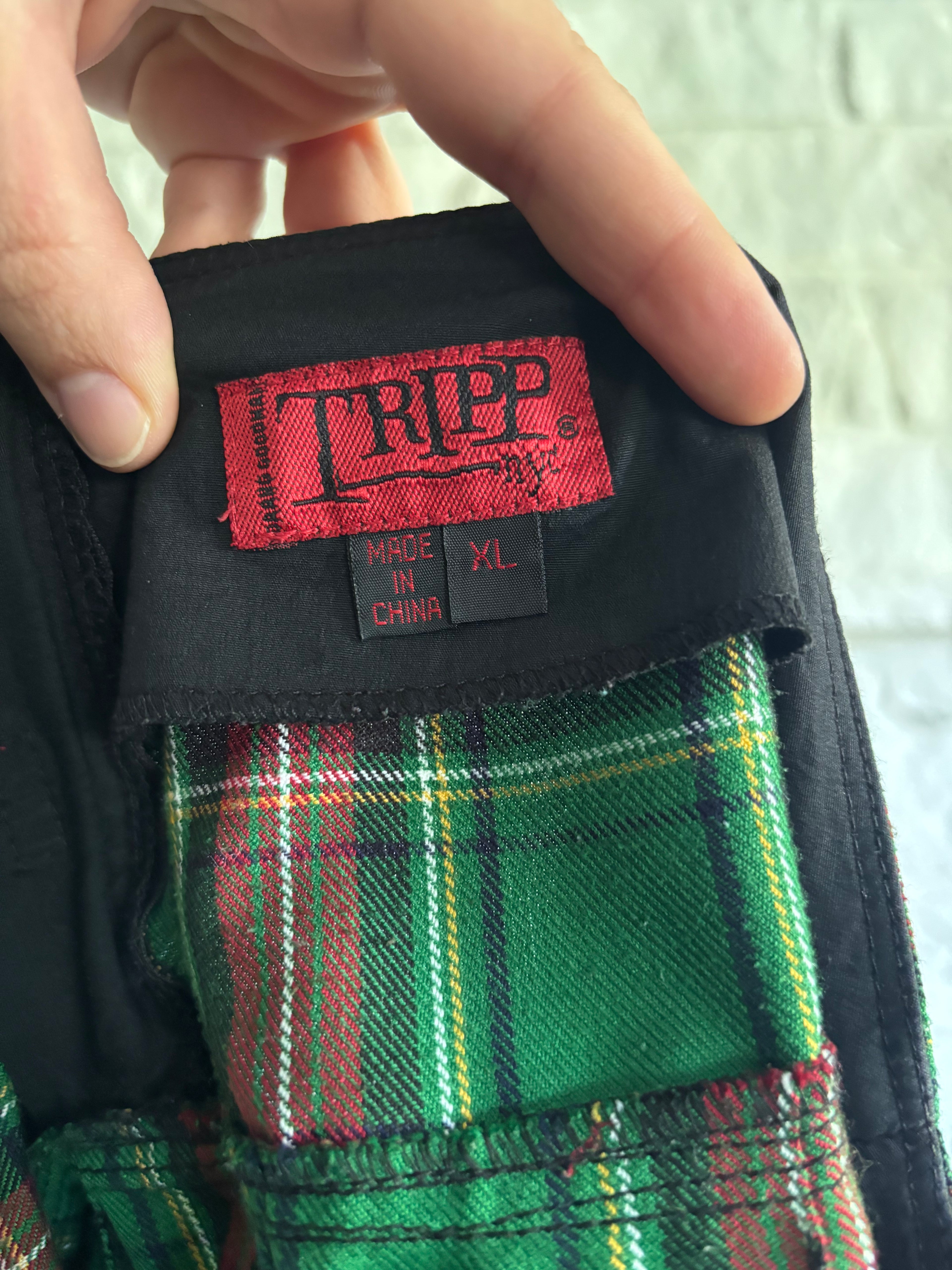 Pleated Mini Skirt with Punk Belt