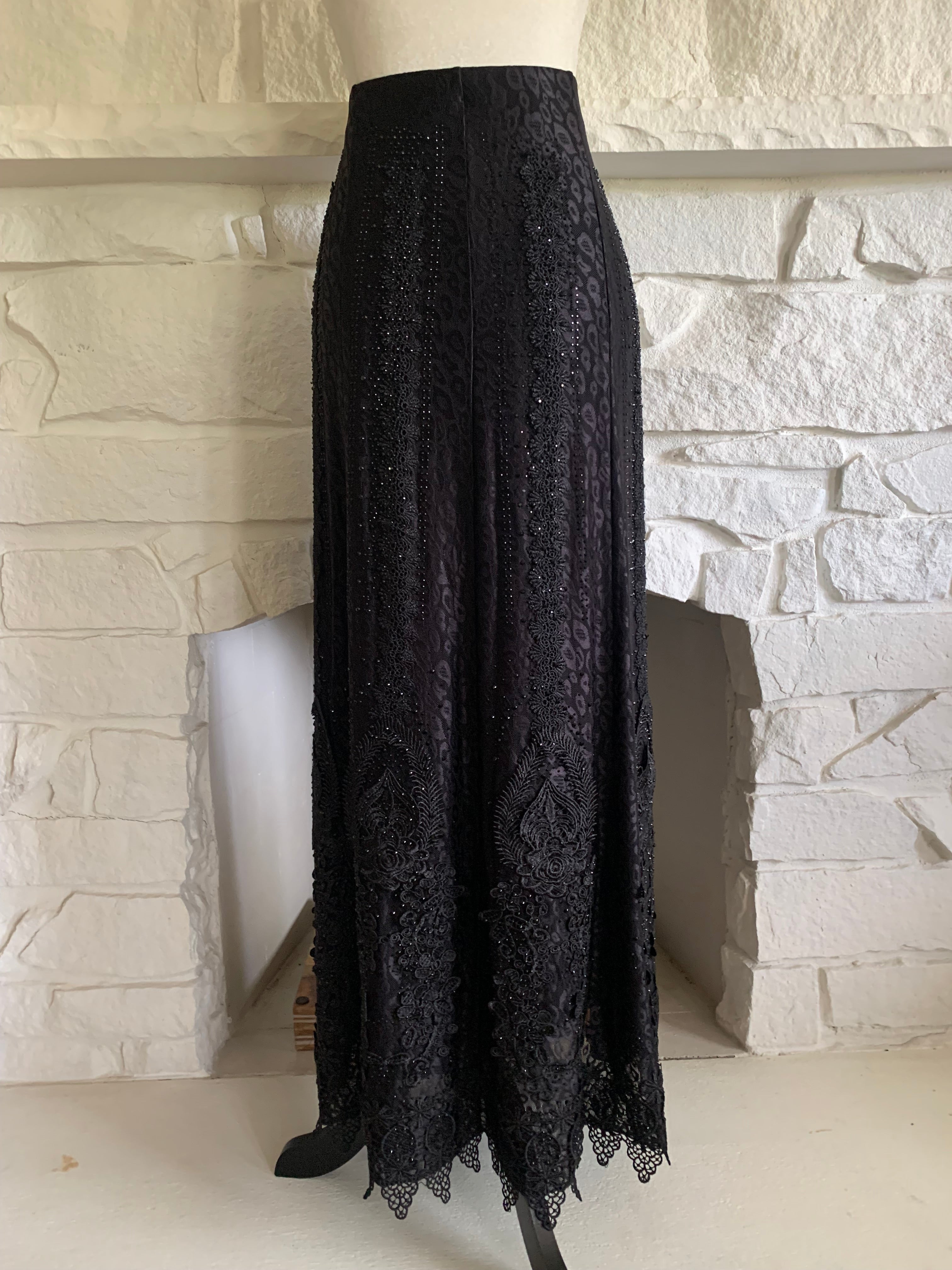 Vintage Goth Victorian Skirt