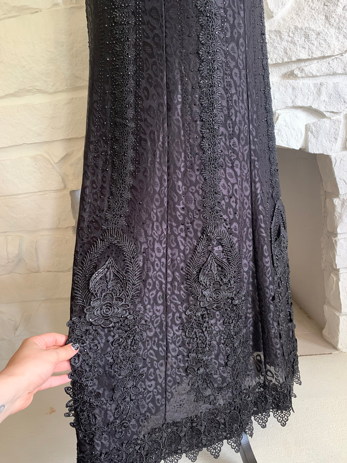 Vintage Goth Victorian Skirt
