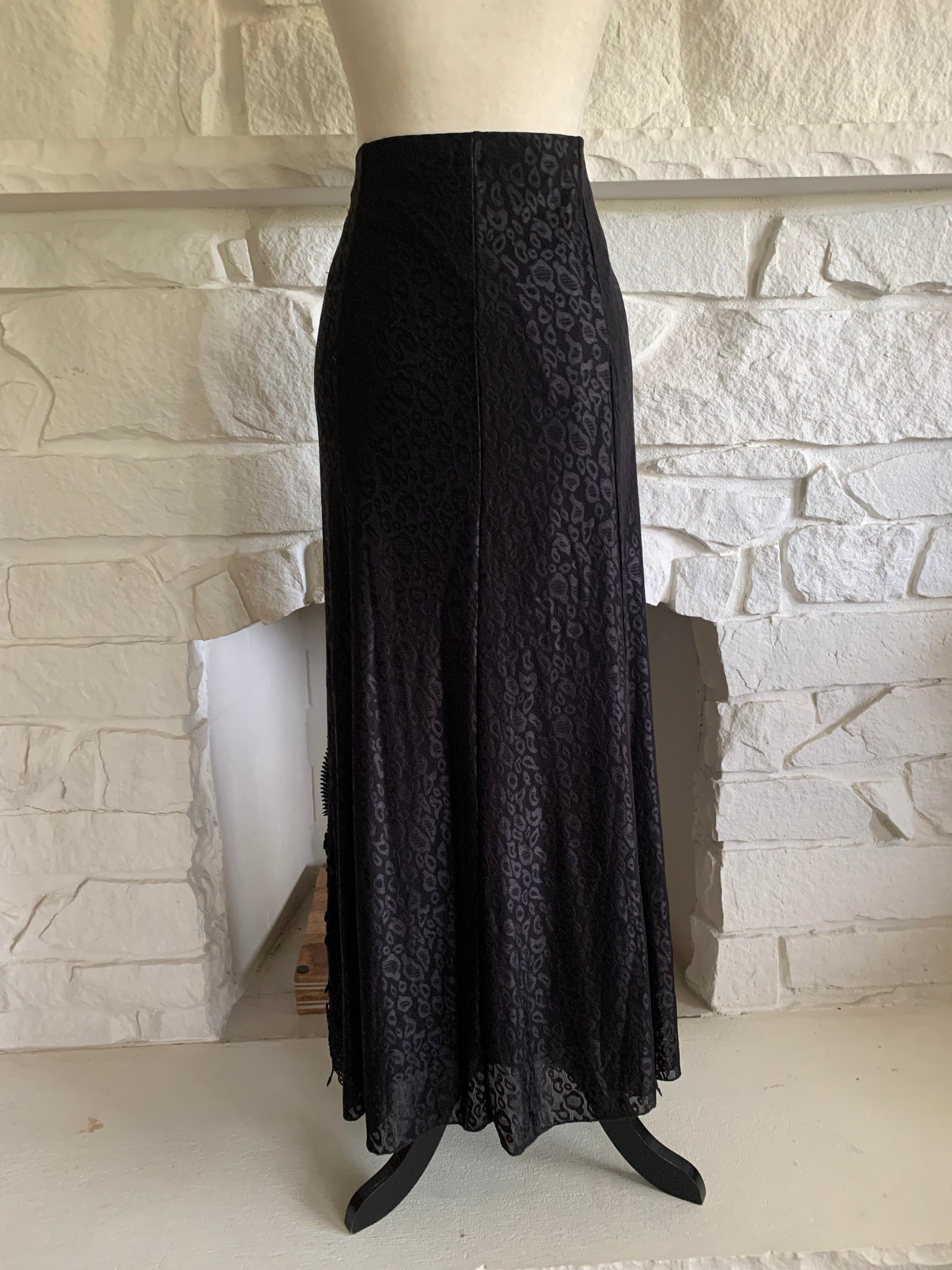 Vintage Goth Victorian Skirt