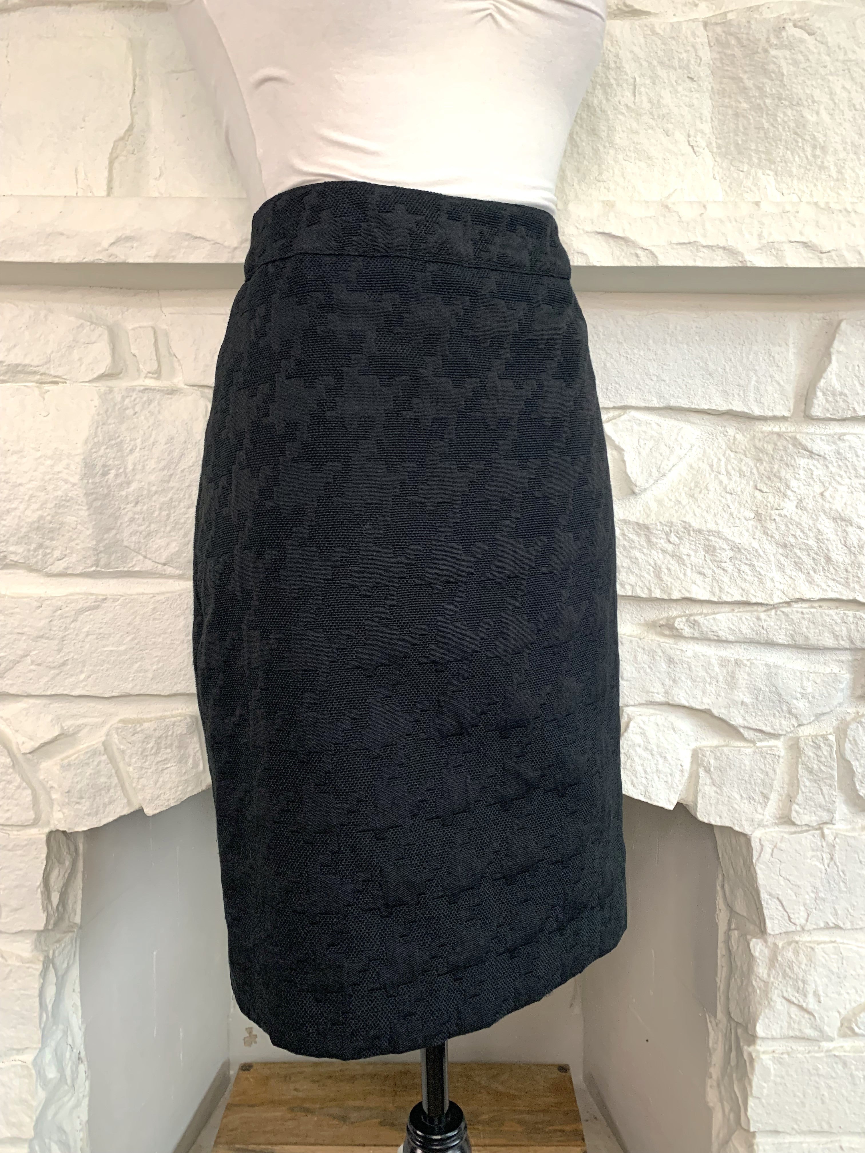 Houndstooth Skirt