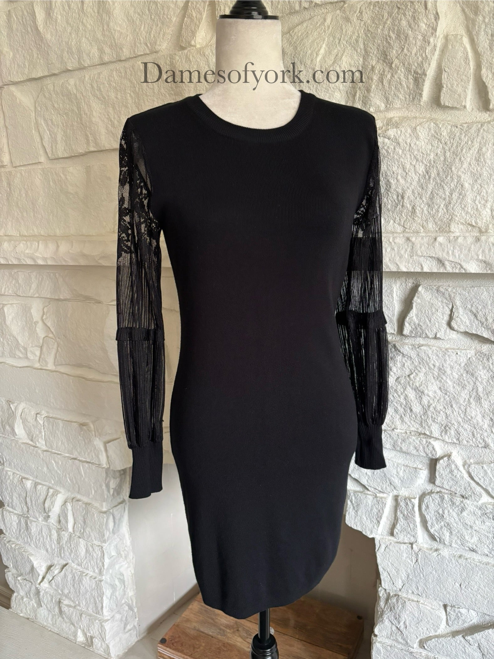 Black Ledger Dress