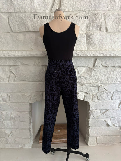 Blue Velvet Pants