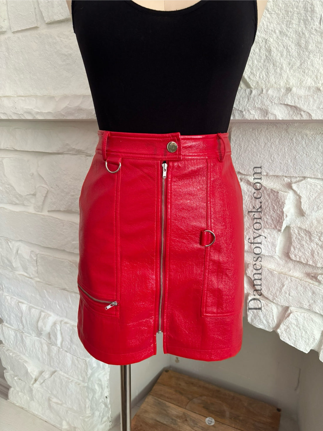 Red Mini Skirt