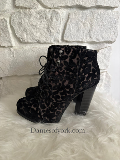 Velvet Requiem Booties