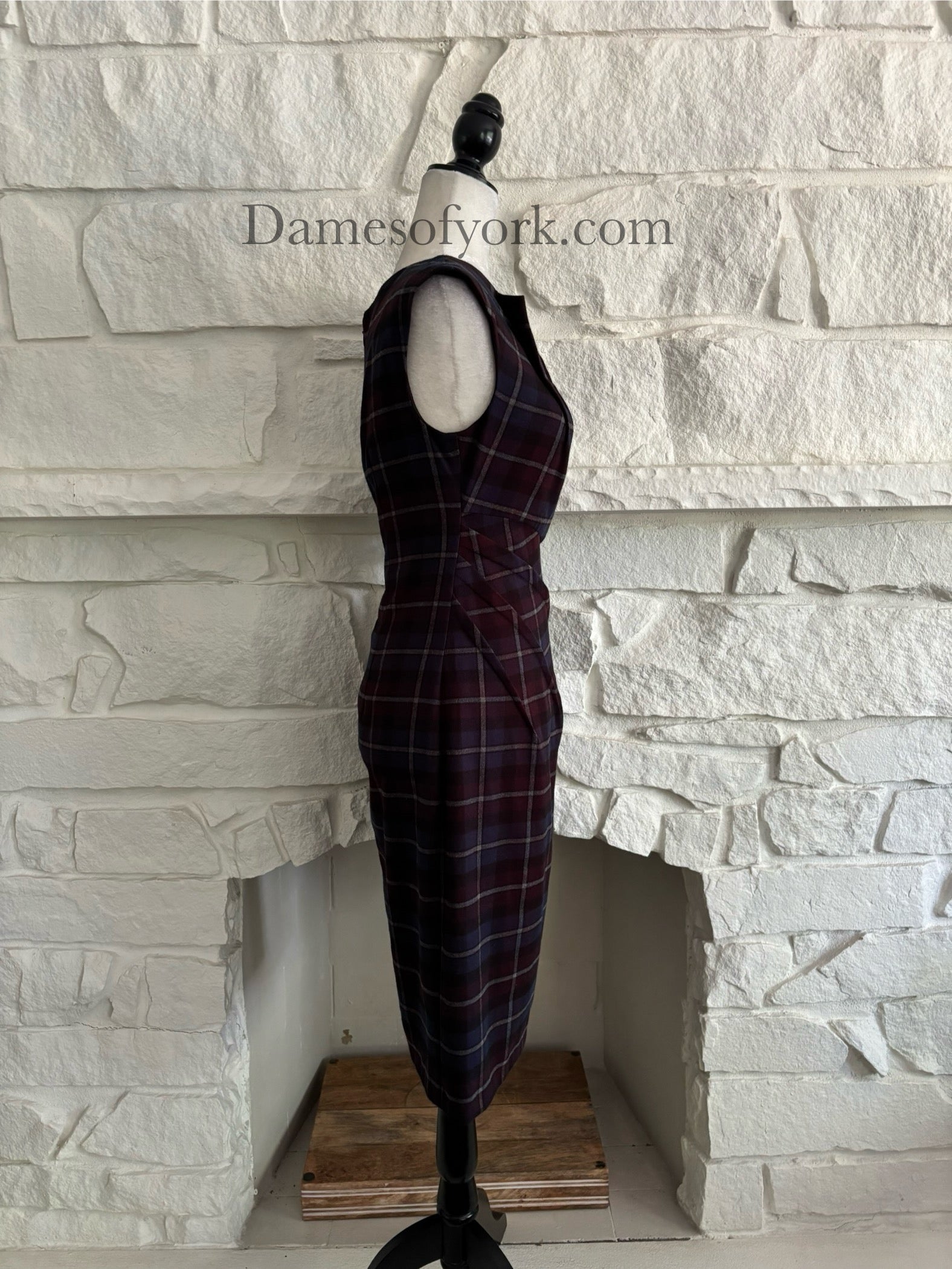 Classy Plaid Dress