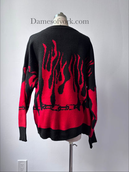 Flames of Hell Sweater