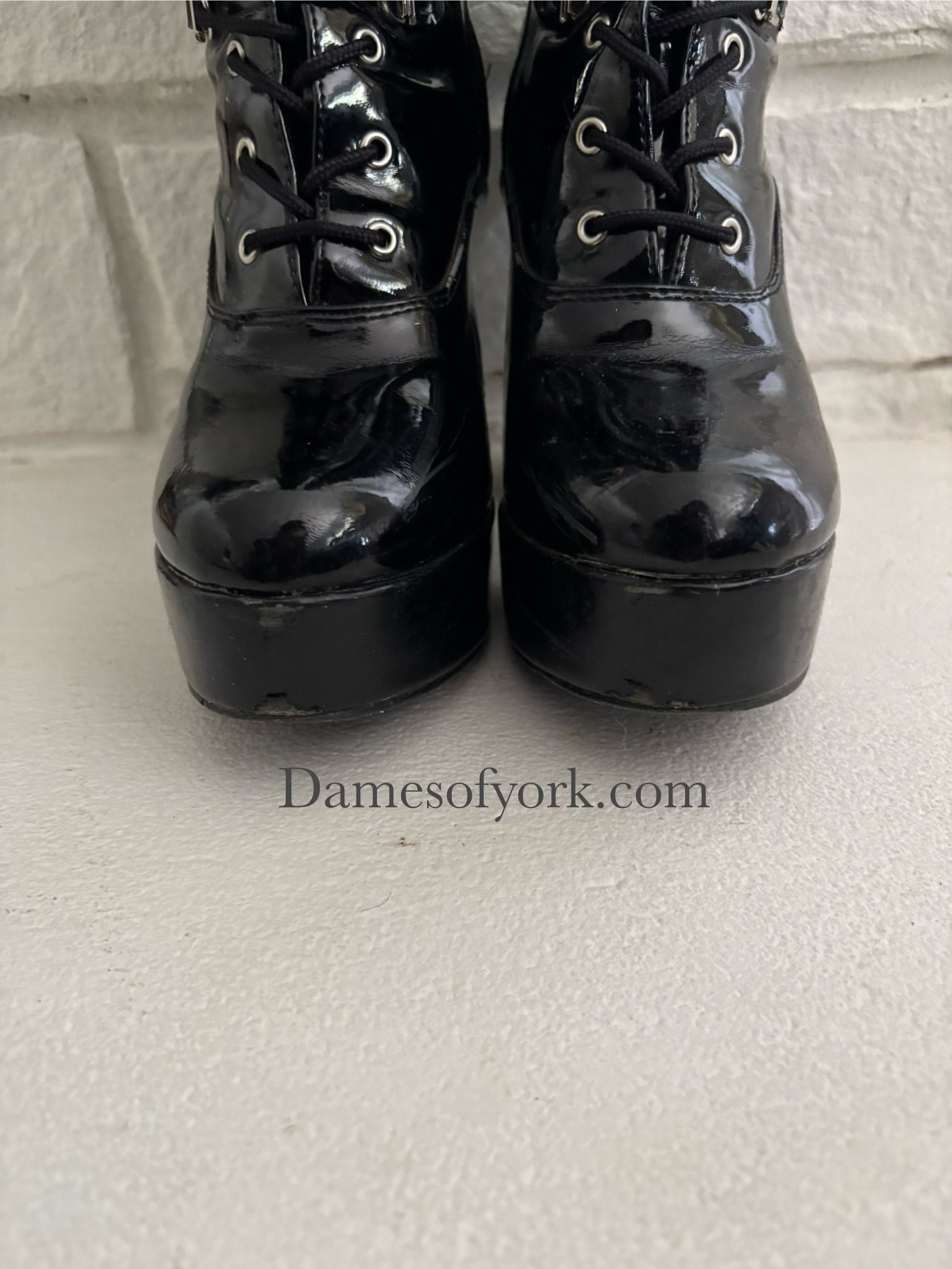 Pleaser Electra Lace-Up Boots
