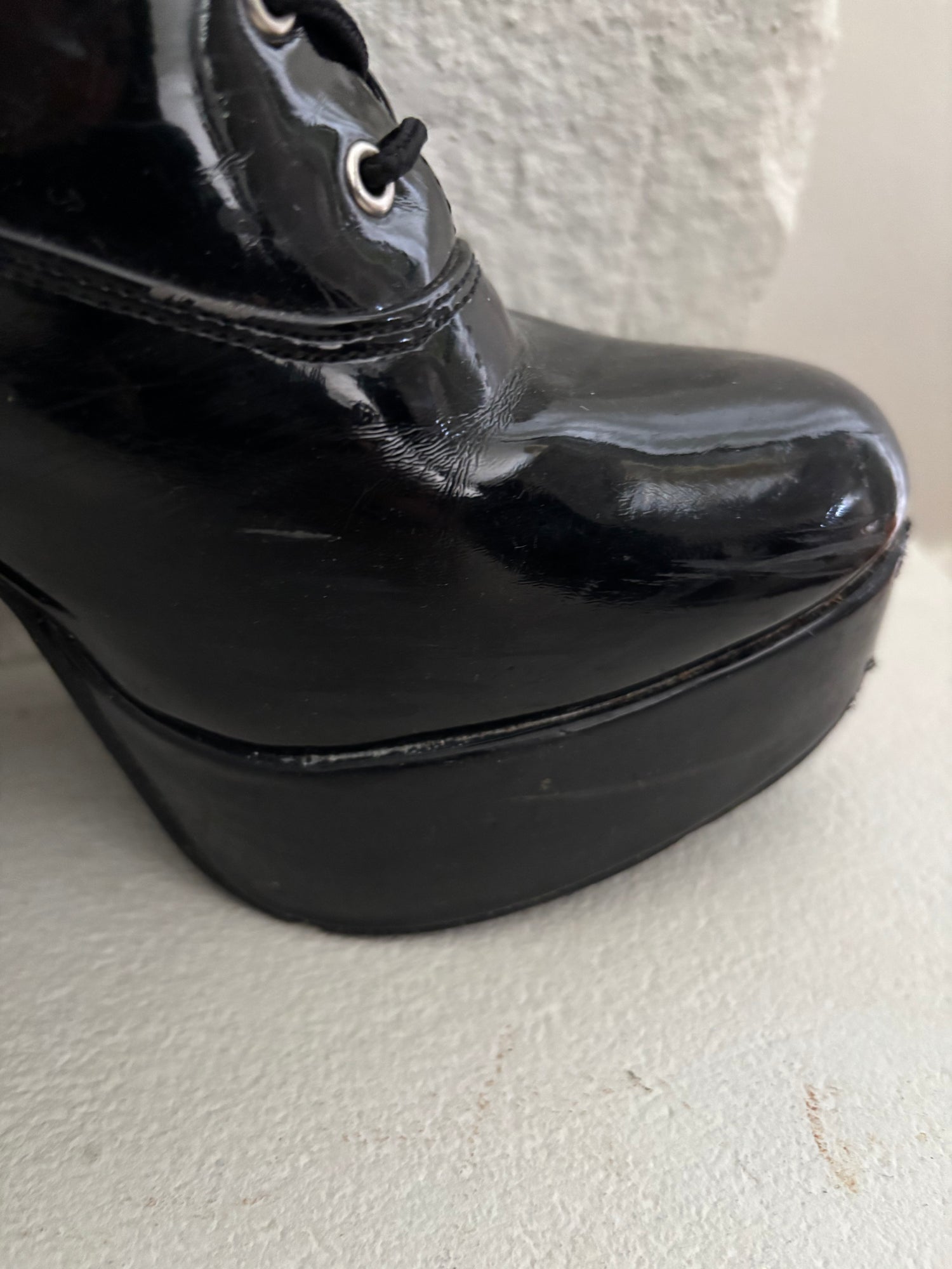 Pleaser Electra Lace-Up Boots