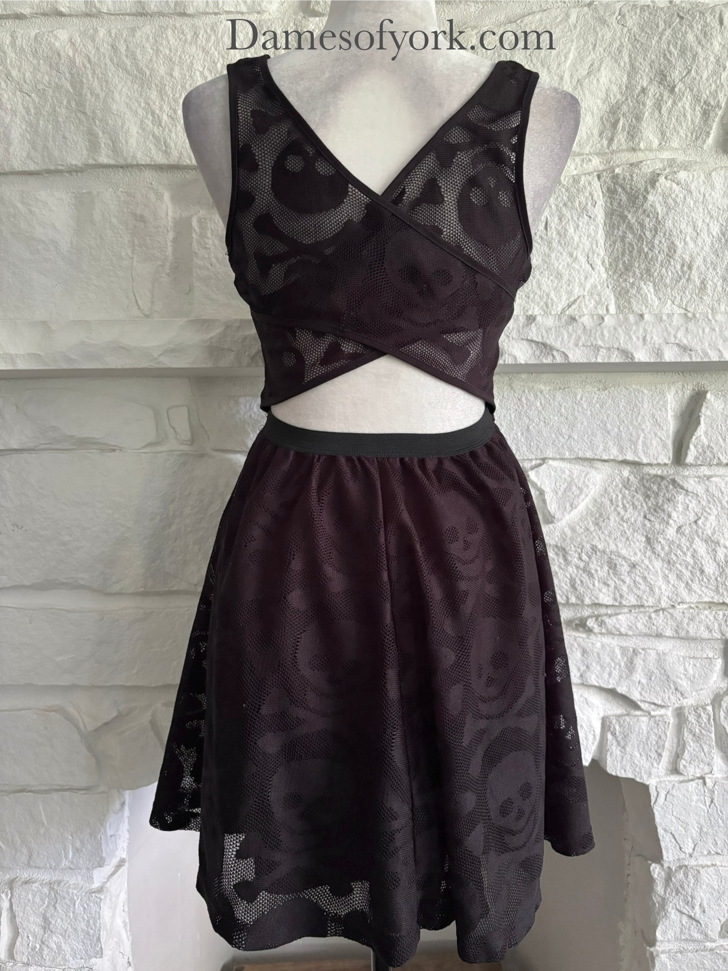 Skullveil Skater Dress