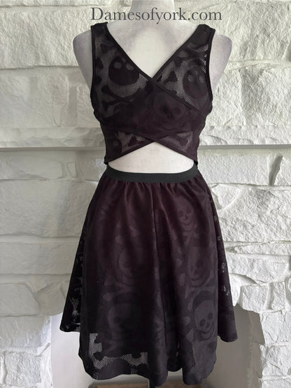 Skullveil Skater Dress