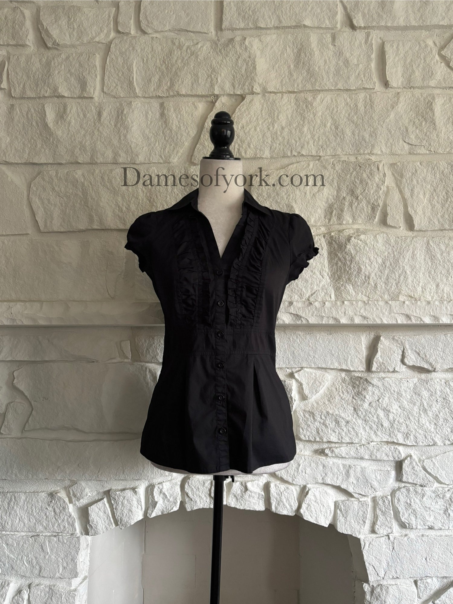 Raven Ruffle Blouse