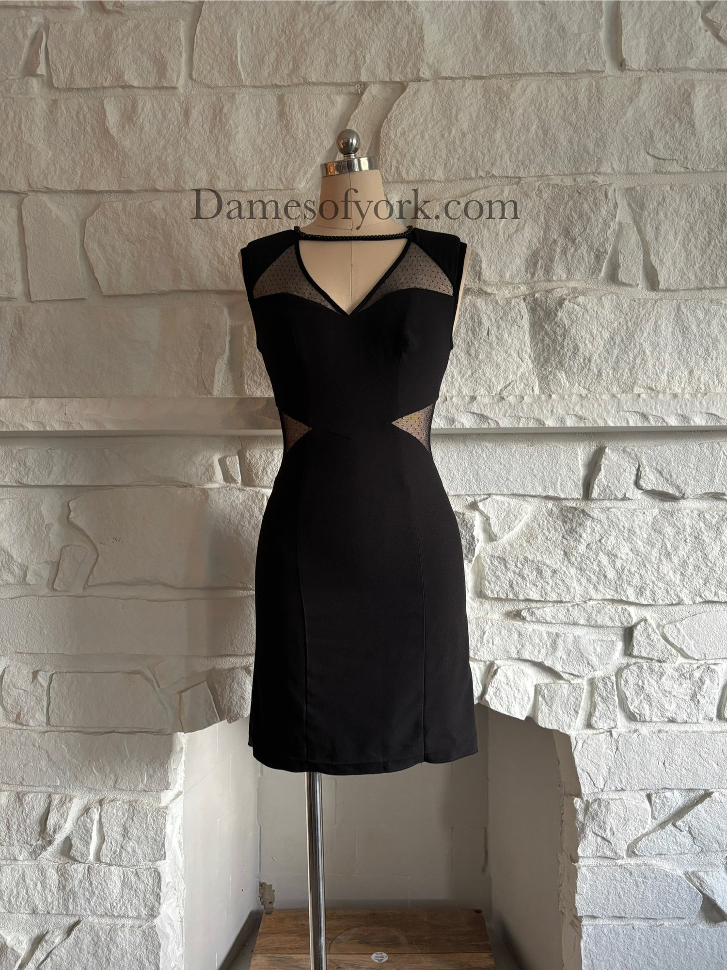 Chain Veil Siren Dress